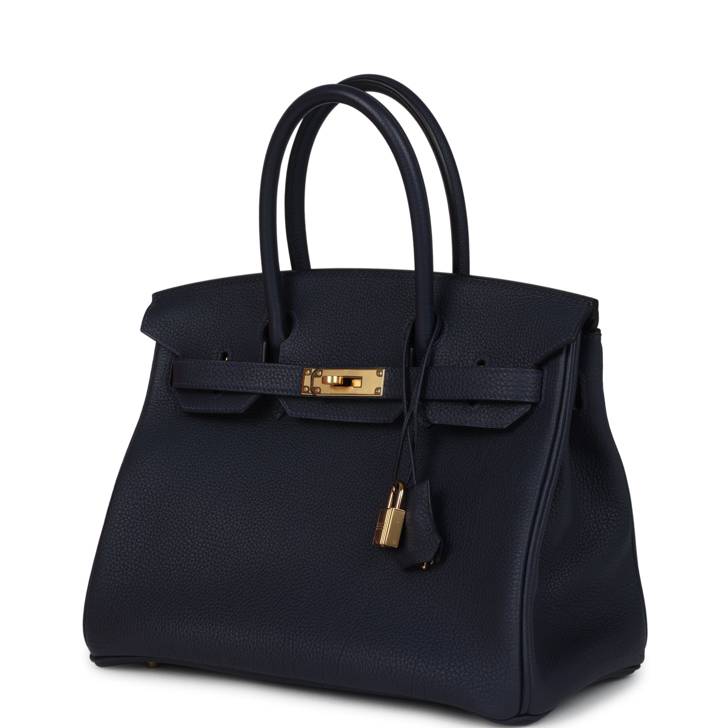 Hermes Birkin 30 Bleu Nuit Togo Gold Hardware