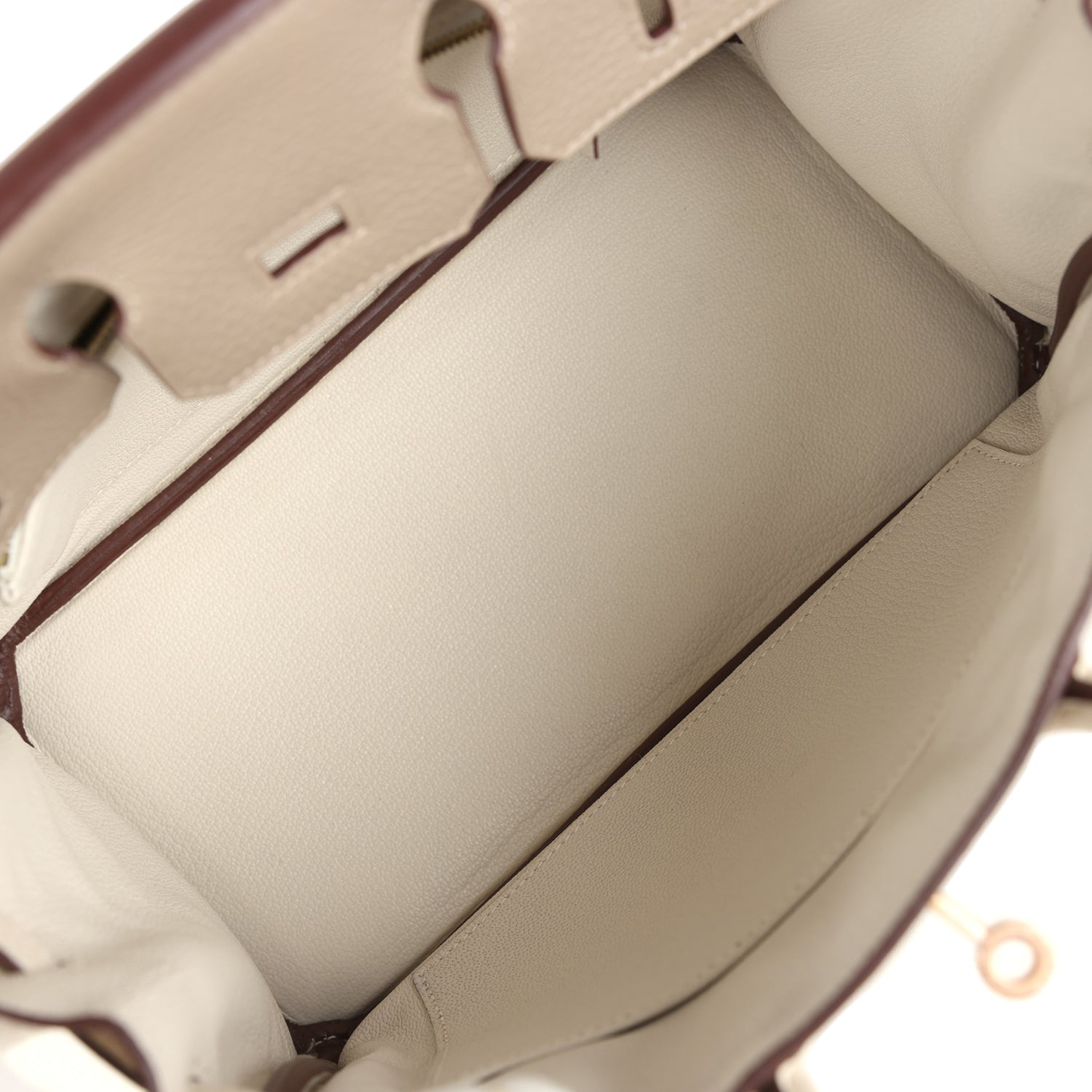 Hermes Special Order (HSS) Birkin 25 Gris Tourterelle and Craie Clemence Rose Gold Hardware