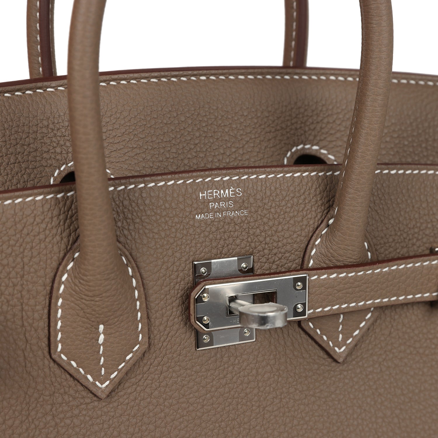 Hermes Birkin 25 Etoupe Togo Palladium Hardware