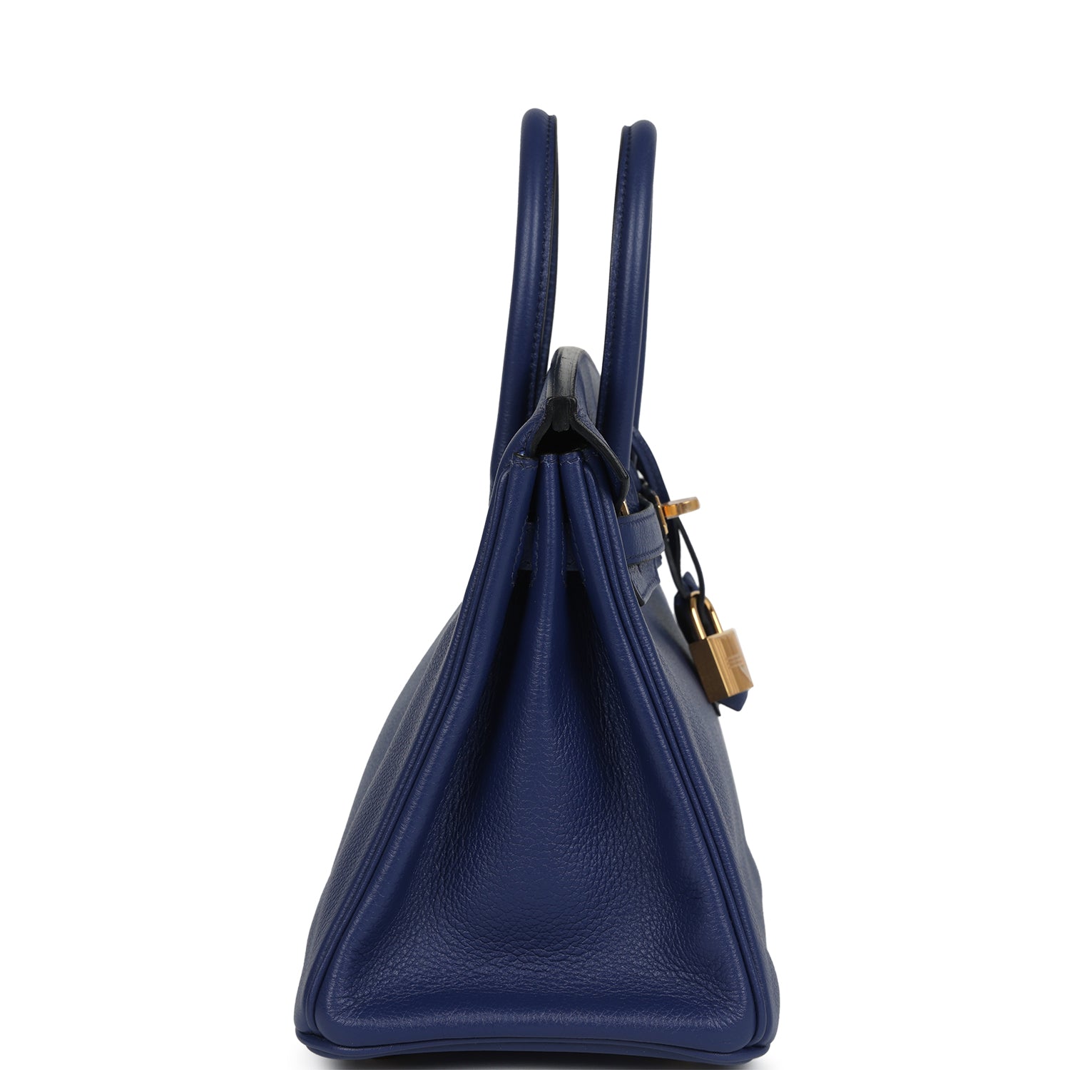 Hermes Birkin 25 Bleu Saphir Verso Novillo Gold Hardware