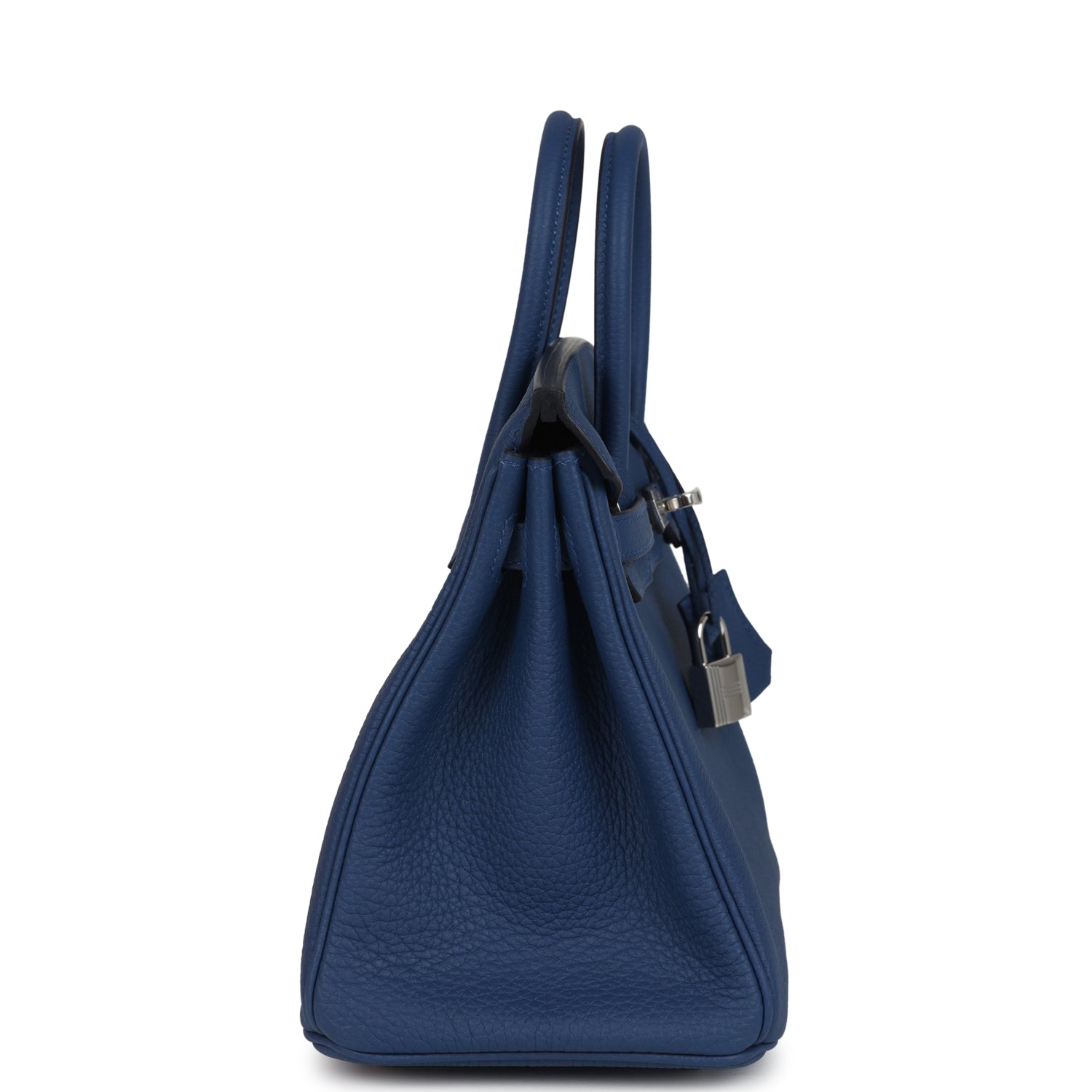 Hermes Birkin 25 Bleu Tie Togo Palladium Hardware