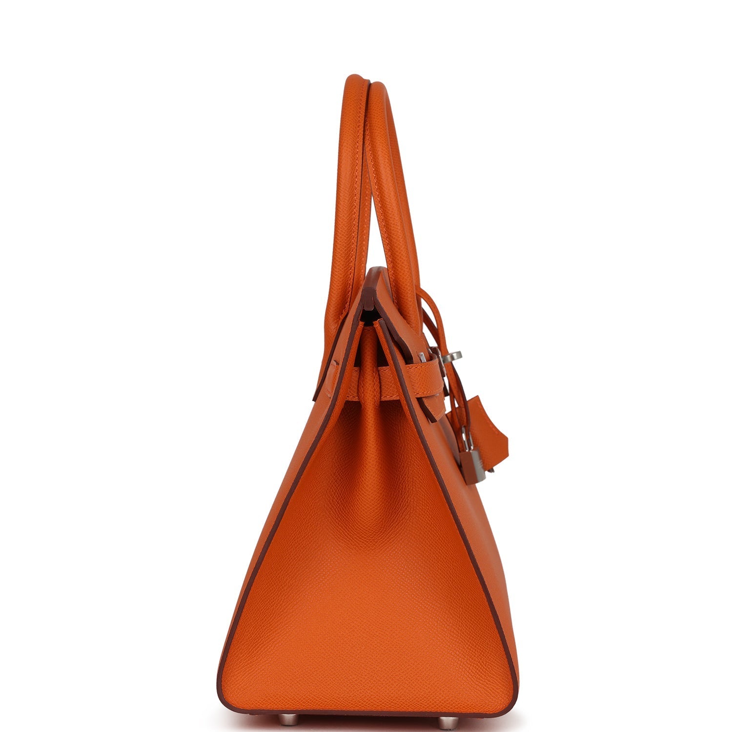 Hermes Birkin Sellier 30 Orange Epsom Palladium Hardware