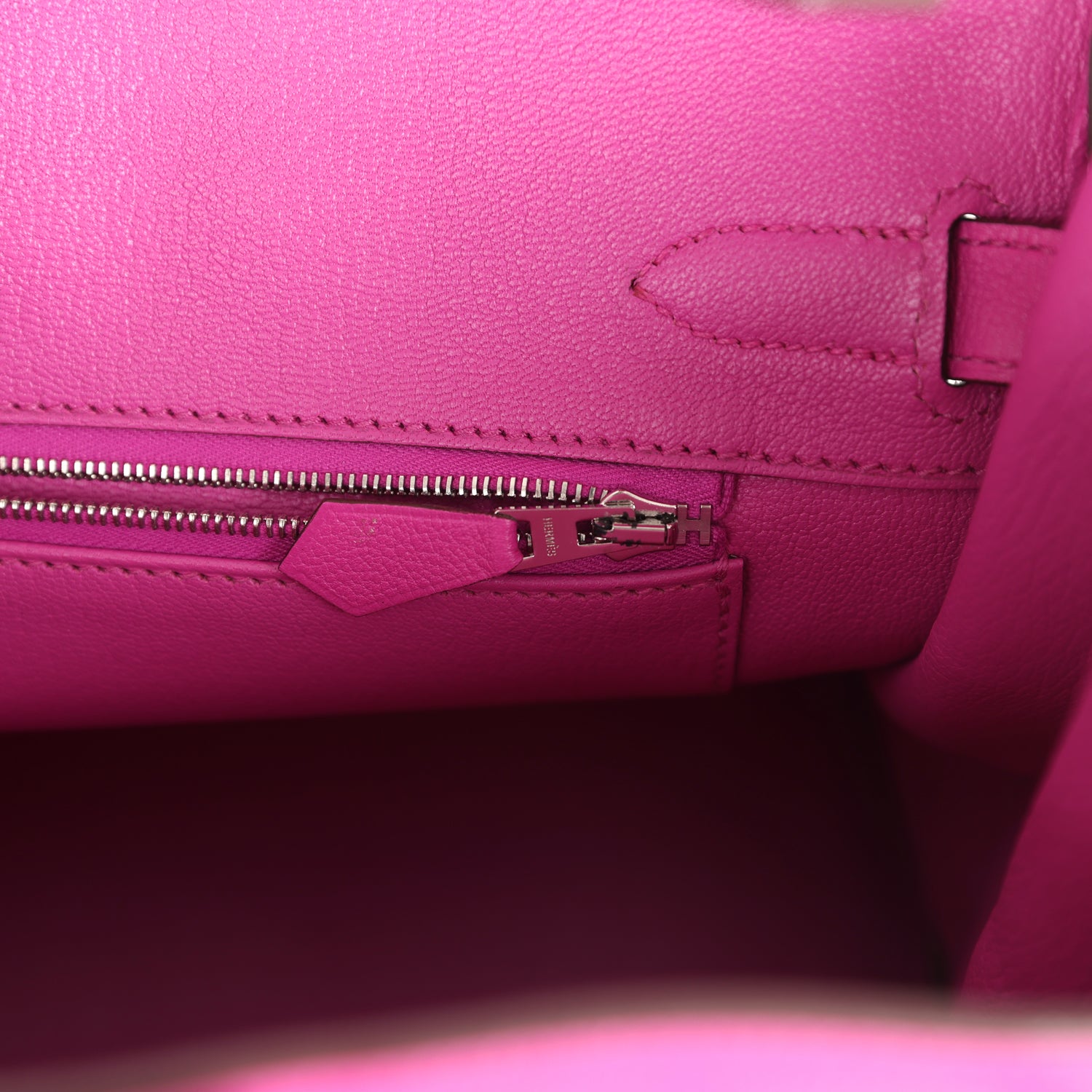 Pre-owned Hermes Birkin 30 Magnolia Novillo Palladium Hardware