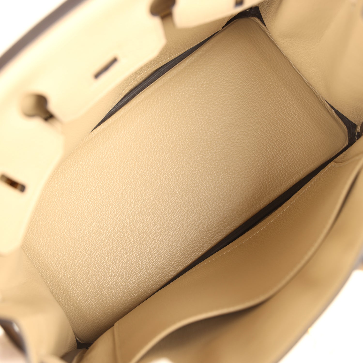 Pre-owned Hermes Birkin 25 Trench Togo Gold Hardware