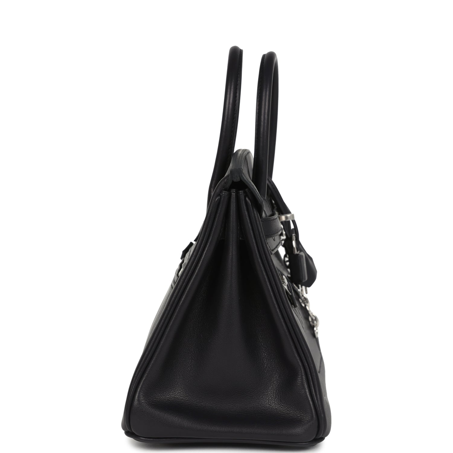 Hermes Limited Edition Birkin Rock 25 Black Volupto Palladium Hardware