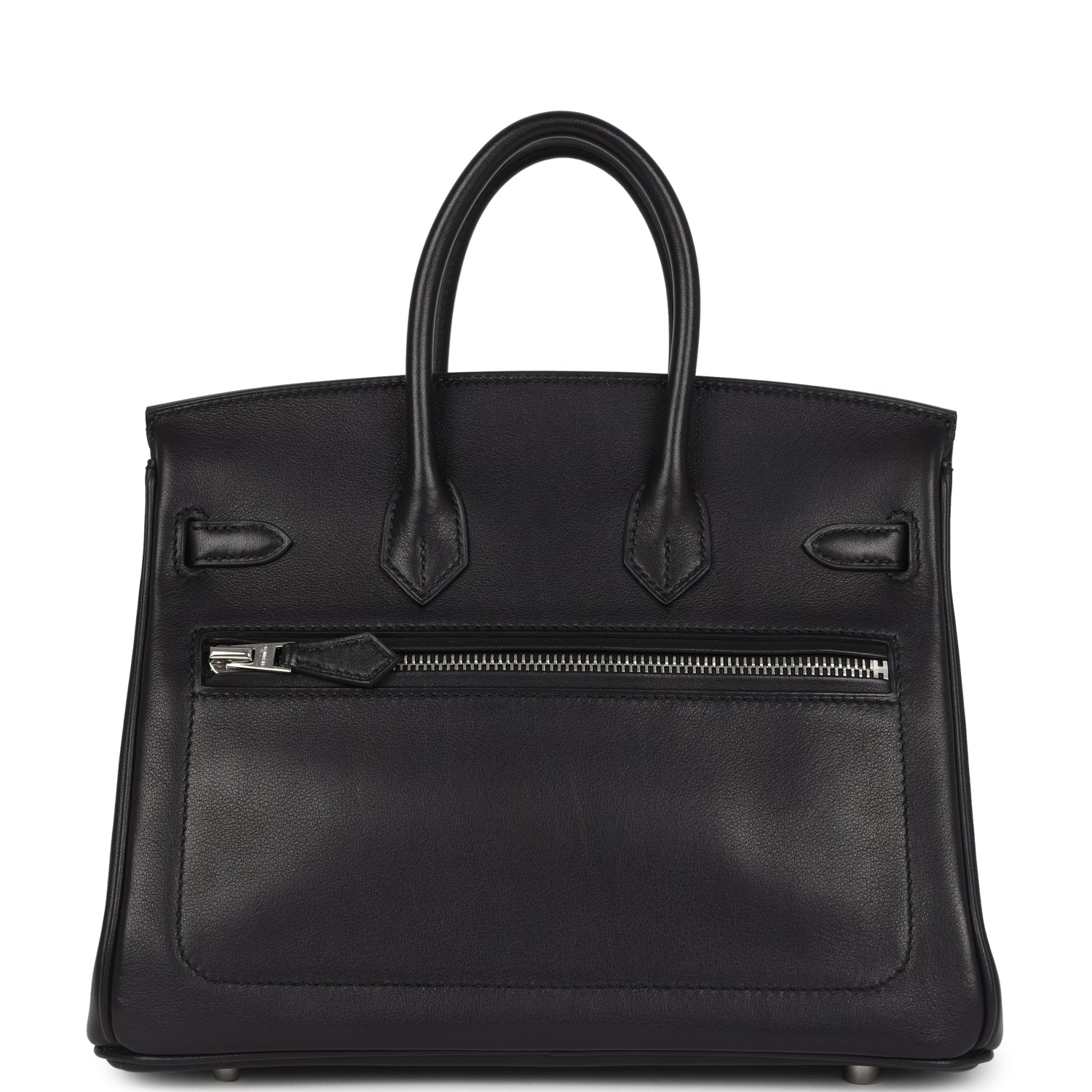 Hermes Limited Edition Birkin Rock 25 Black Volupto Palladium Hardware