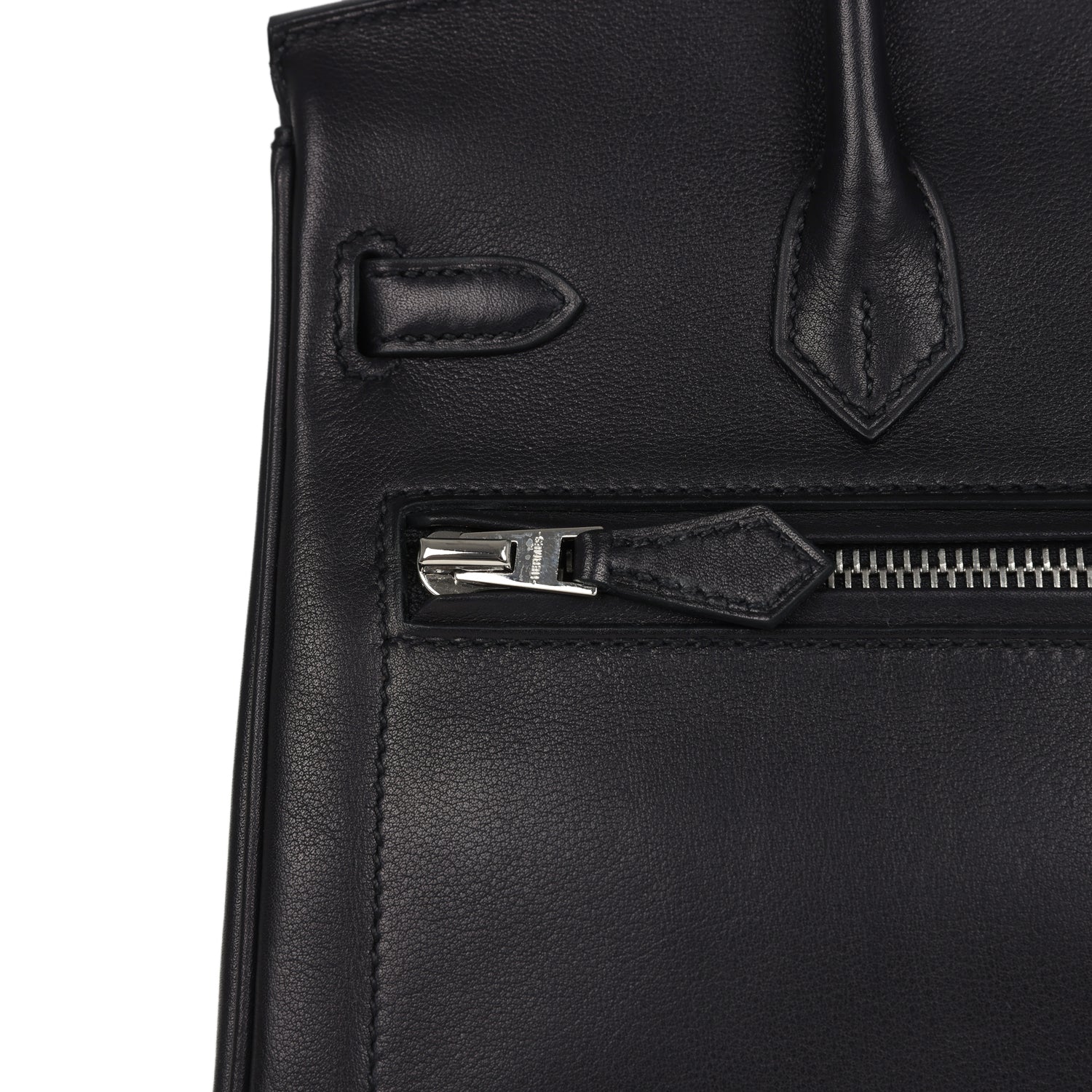 Hermes Limited Edition Birkin Rock 25 Black Volupto Palladium Hardware