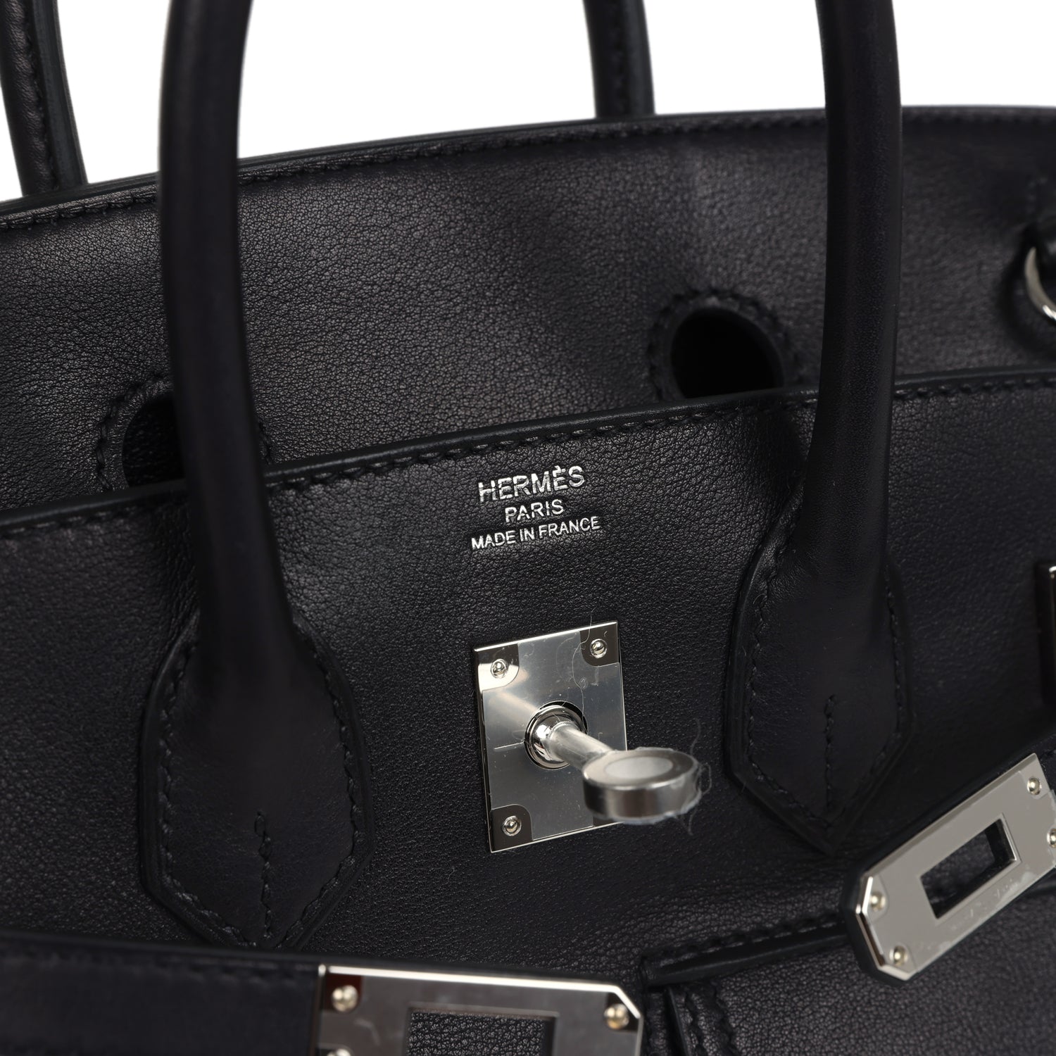 Hermes Limited Edition Birkin Rock 25 Black Volupto Palladium Hardware