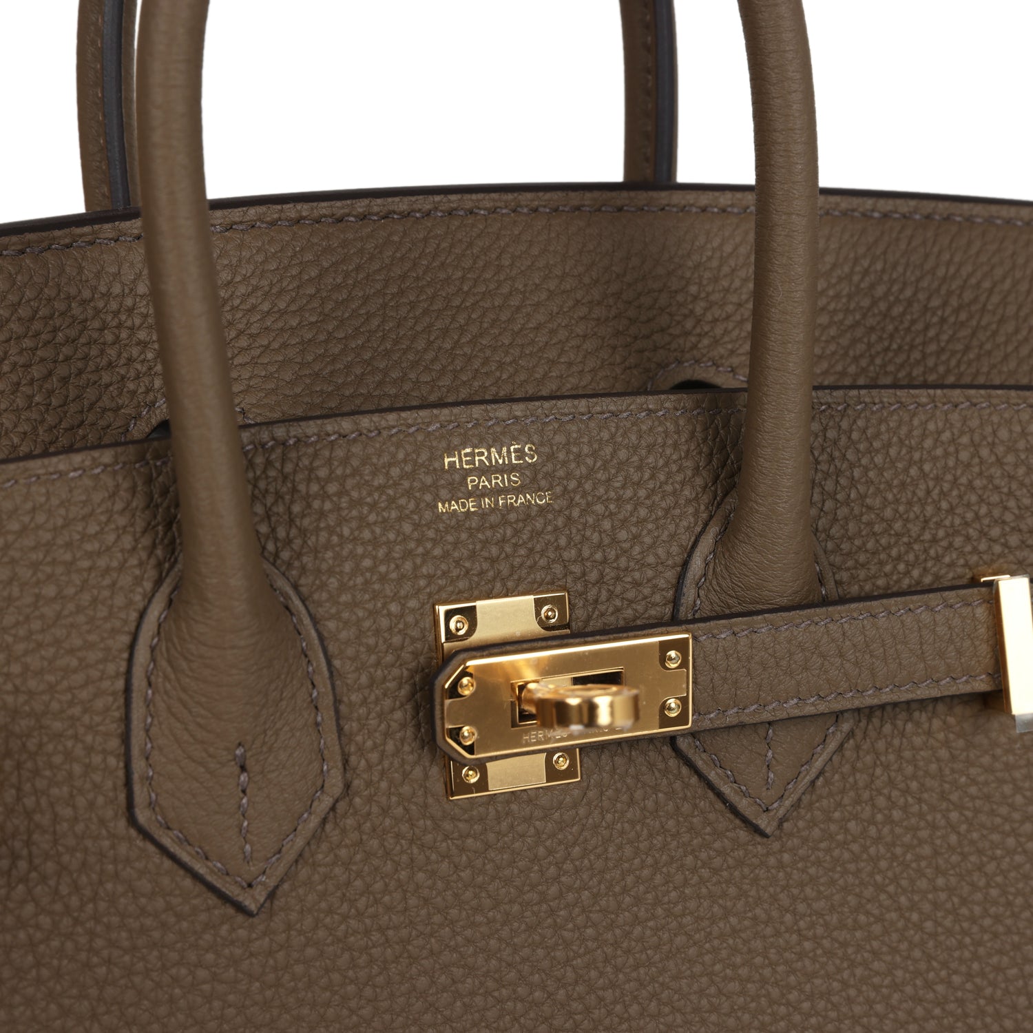 Hermes Birkin 25 Toundra Verso Togo Gold Hardware