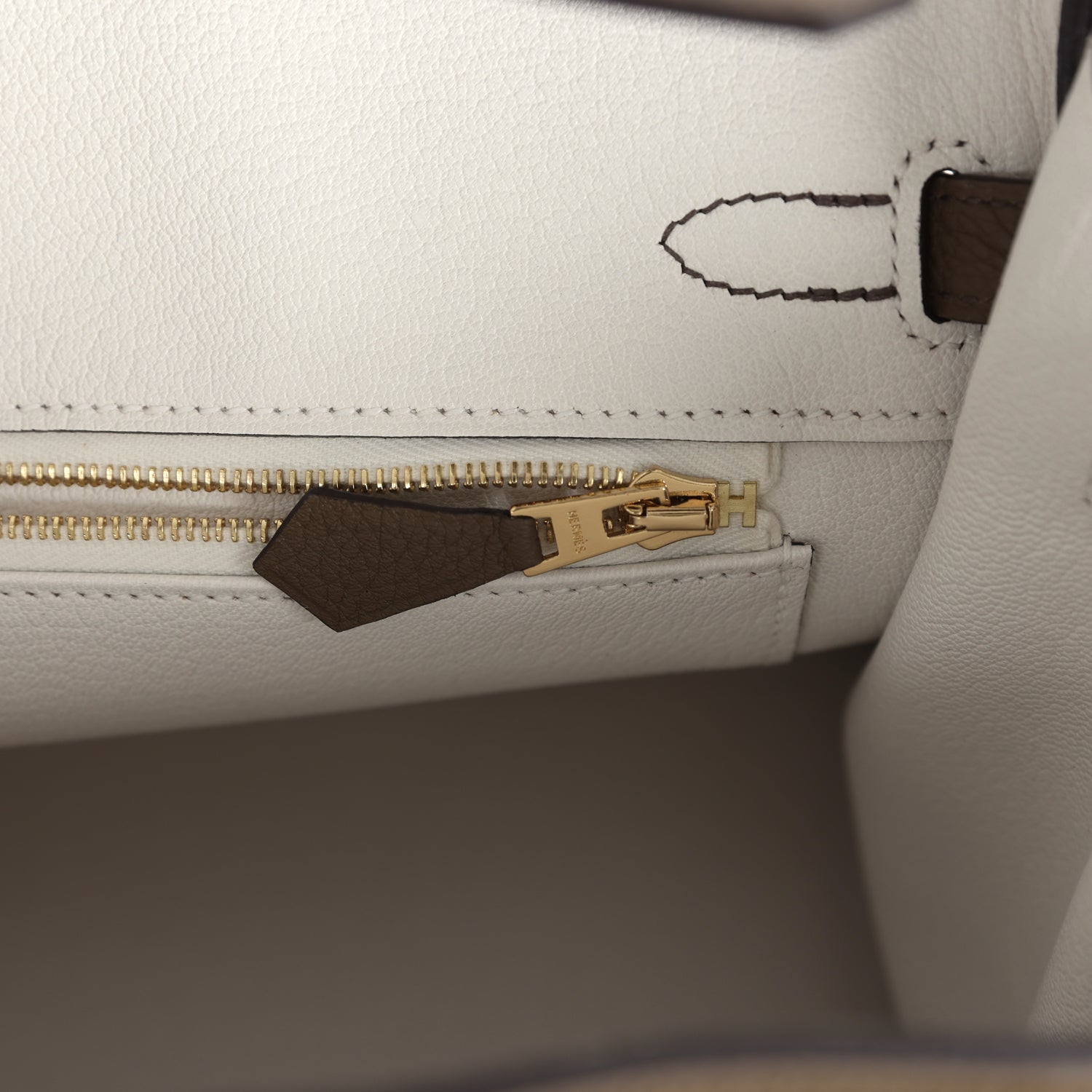 Hermes Birkin 25 Toundra Verso Togo Gold Hardware