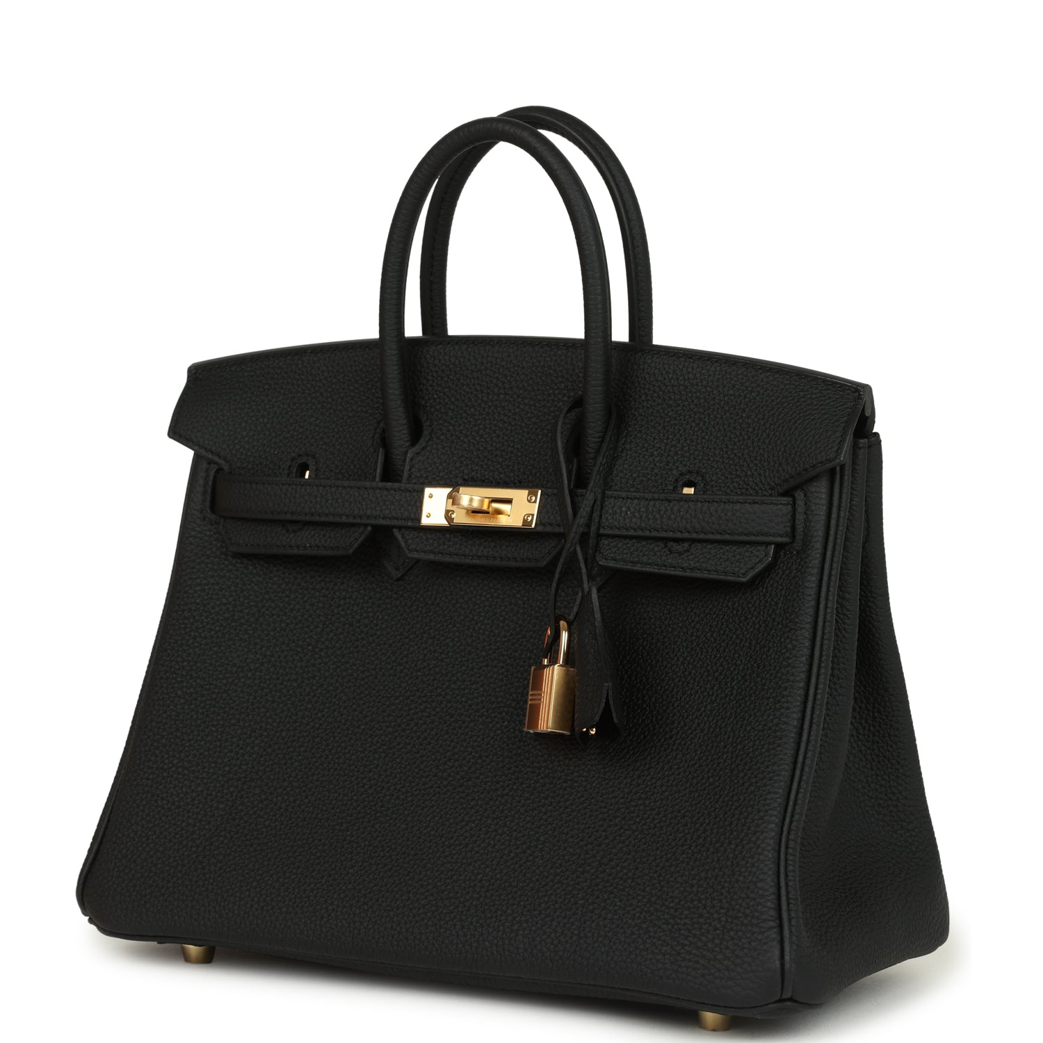 Hermes Birkin 25 Black Togo Gold Hardware