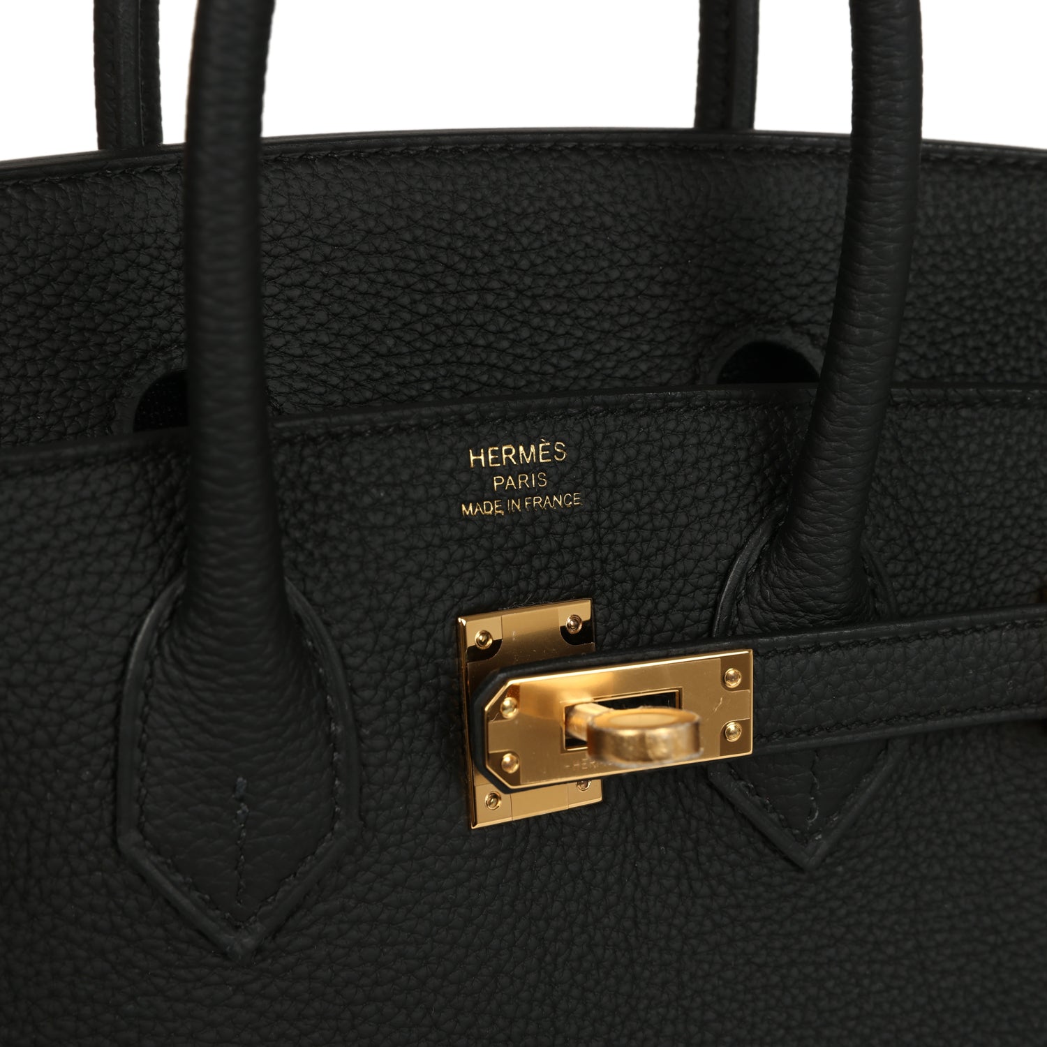Hermes Birkin 25 Black Togo Gold Hardware