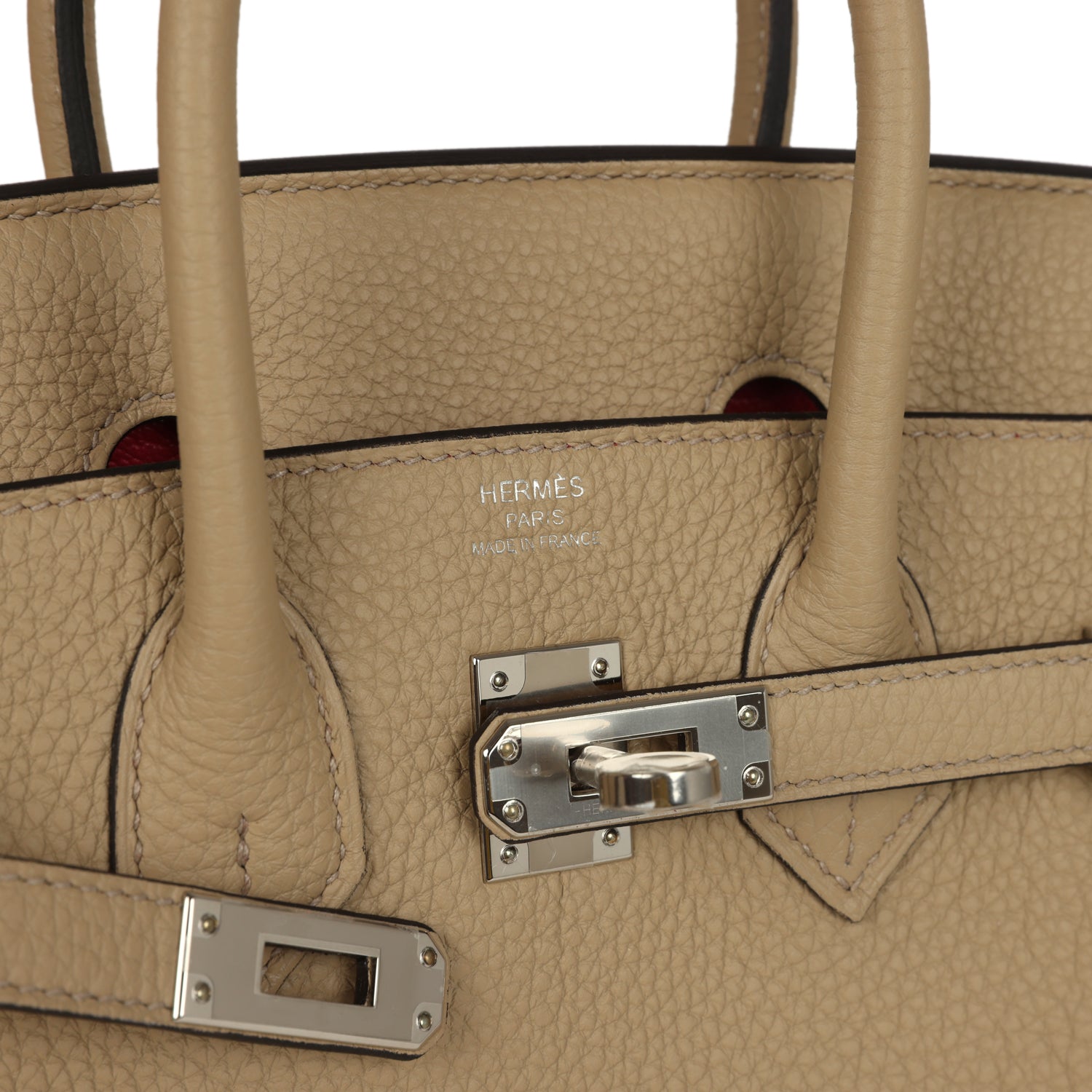 Hermes Birkin 25 Trench Verso Togo Palladium Hardware