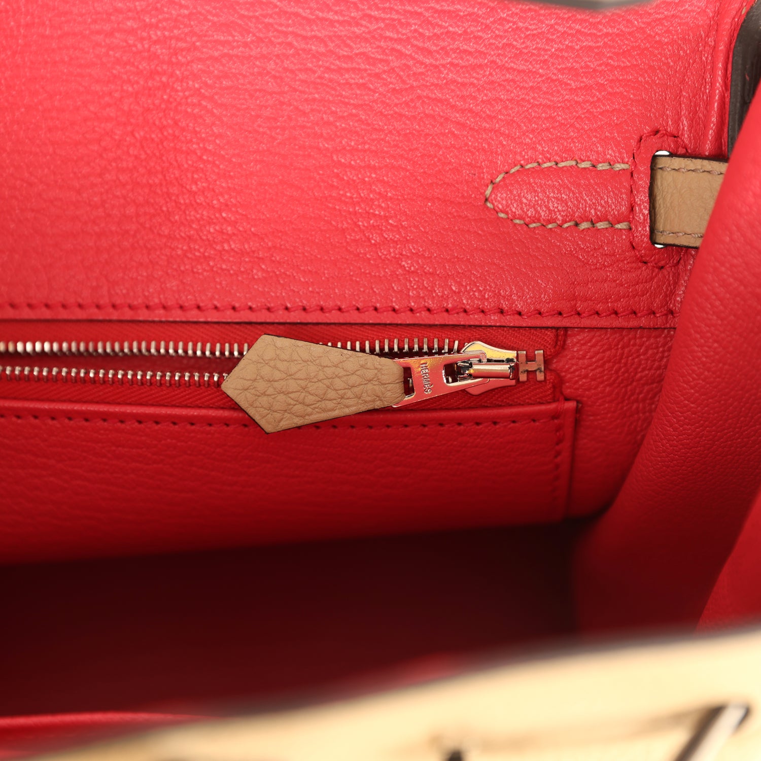 Hermes Birkin 25 Trench Verso Togo Palladium Hardware