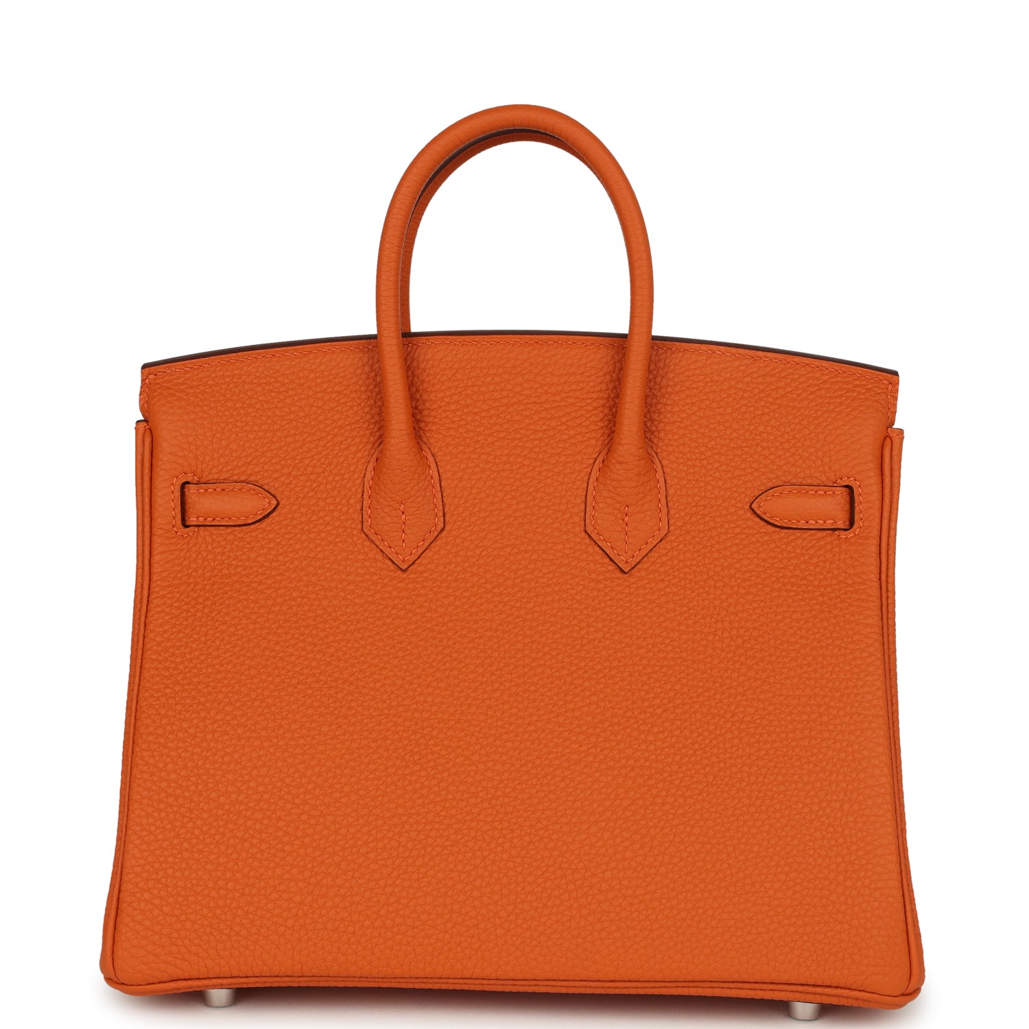 Hermes Birkin 25 Orange Togo Palladium Hardware