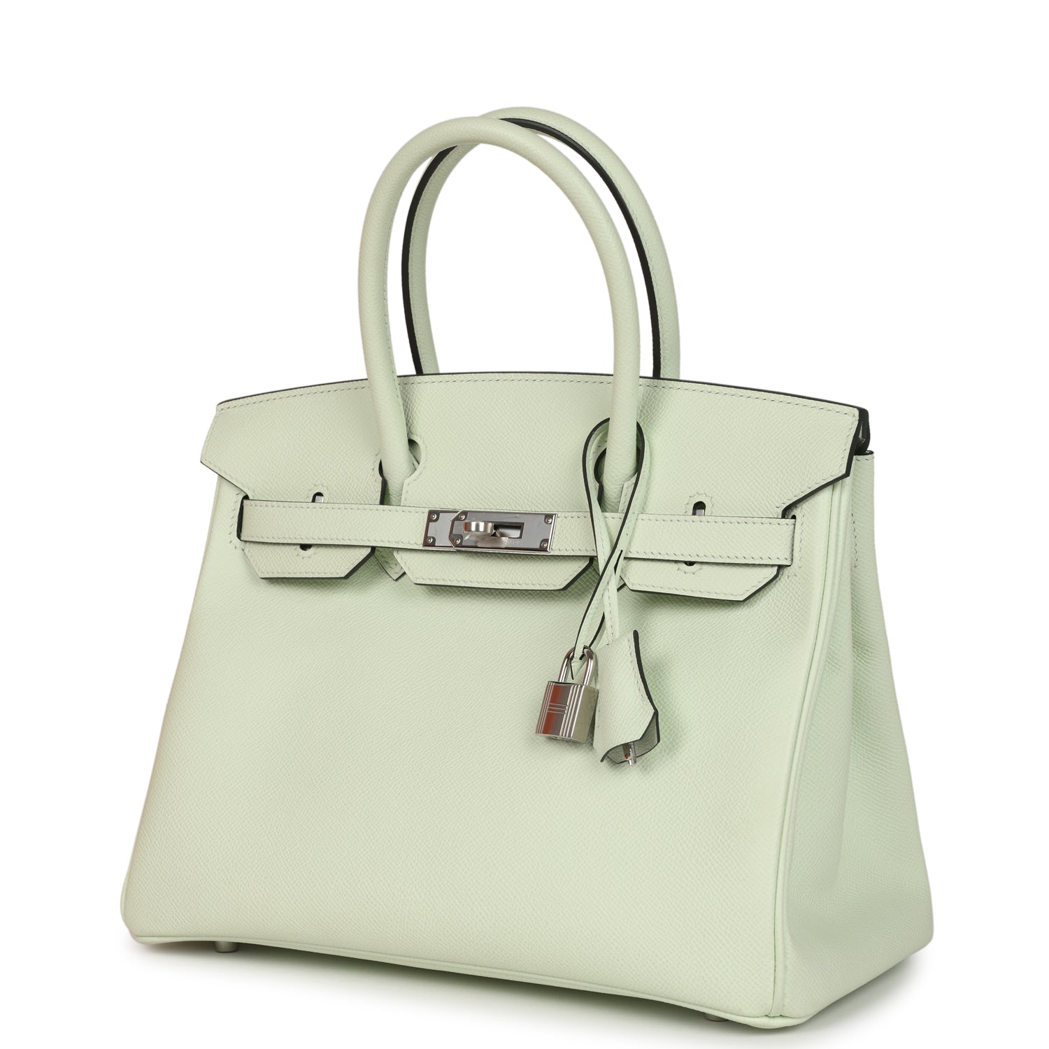 Hermes Birkin 30 Vert Fizz Epsom Palladium Hardware