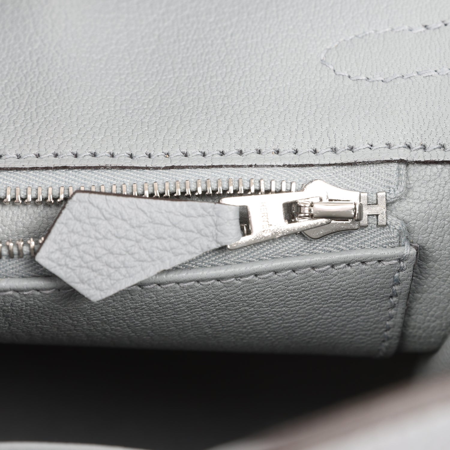 Hermes Birkin 25 Gris Pantin Togo Palladium Hardware