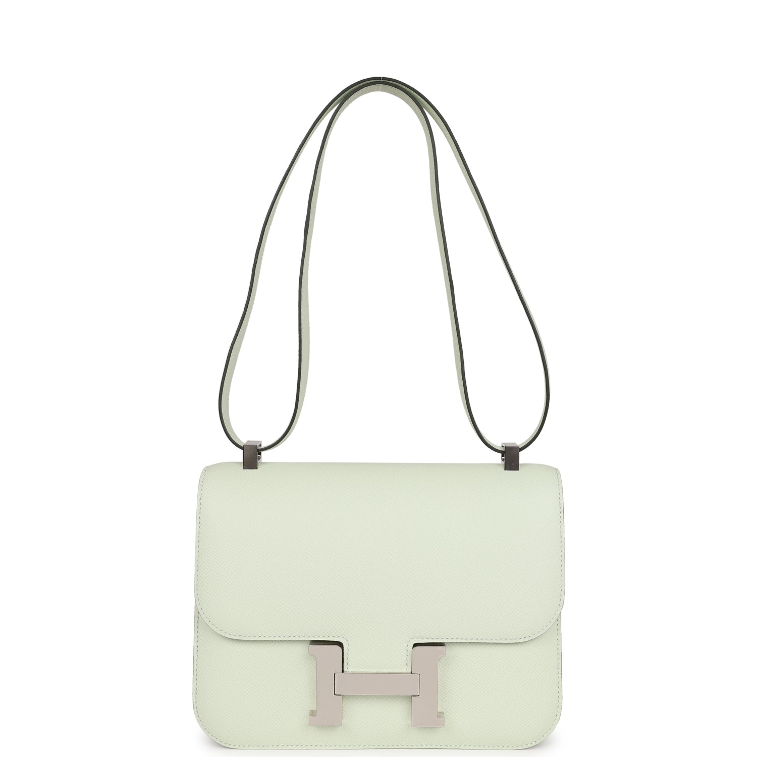 Hermes Constance 1-24 Vert Fizz Epsom Palladium Hardware