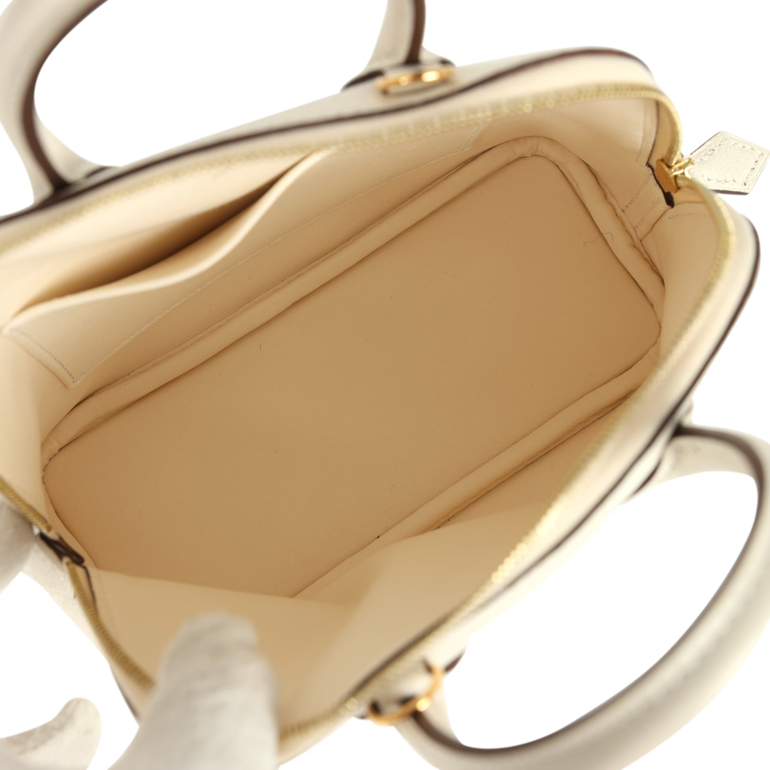 Hermes 1923 Bolide Mini Nata Chevre Mysore Gold Hardware
