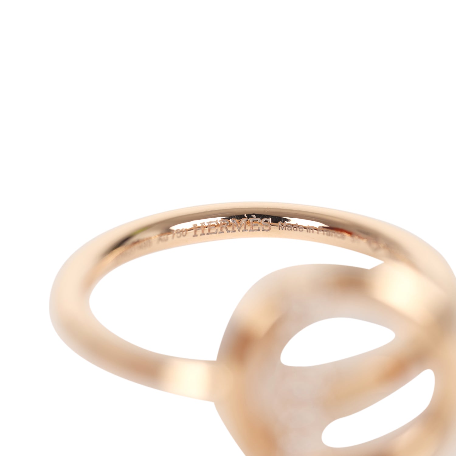 Hermes Echappee PM Ring 18K Gold & Diamonds