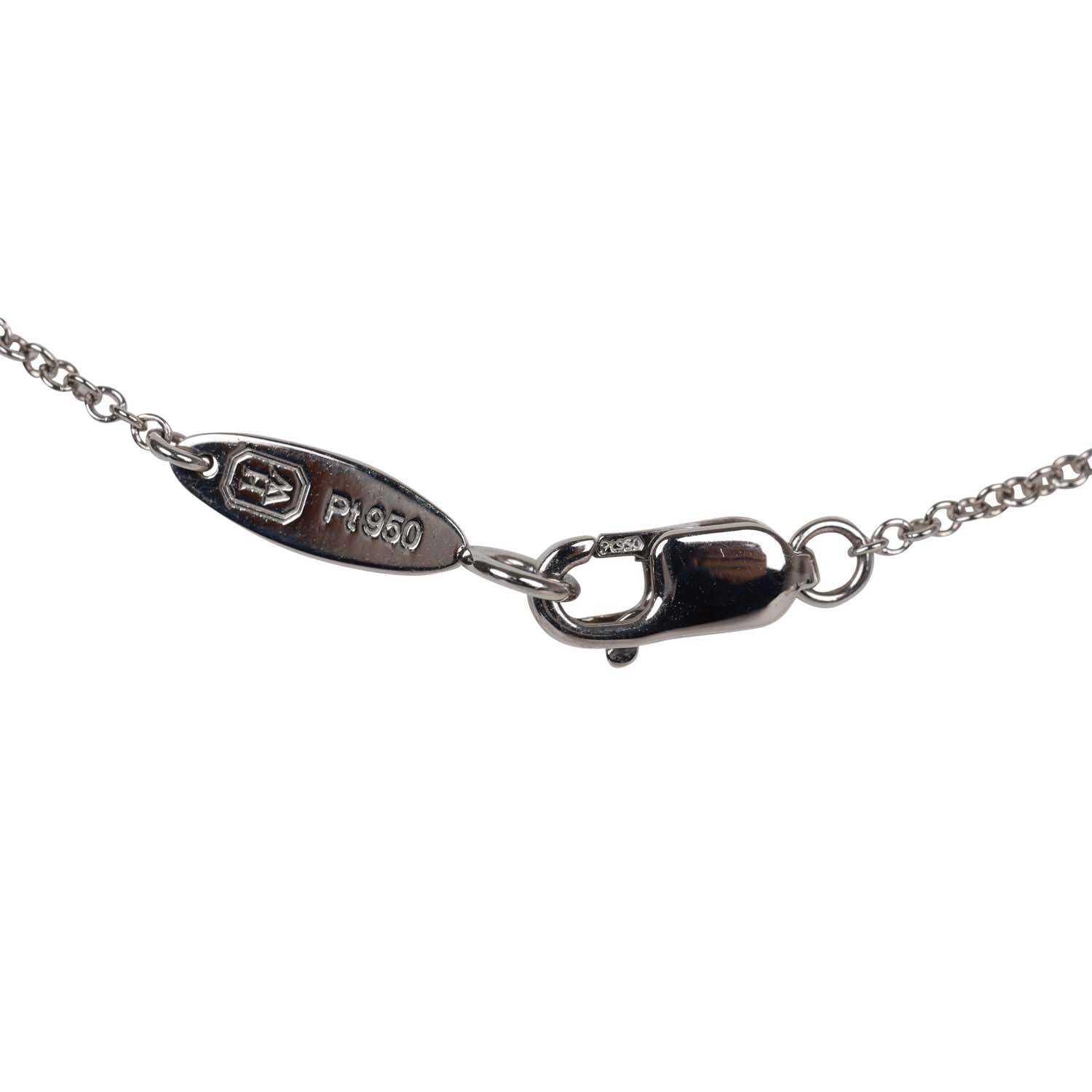Harry Winston Symbols Cross Pendant Pear Shaped Diamonds Platinum