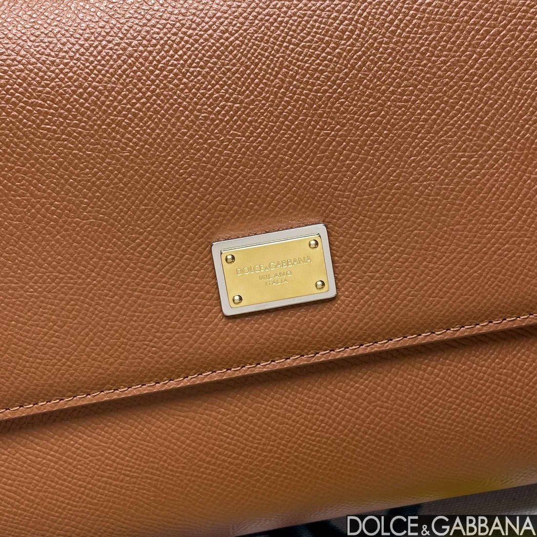MEDIUM SICILY HANDBAG 26 BROWN IN CALFSKIN