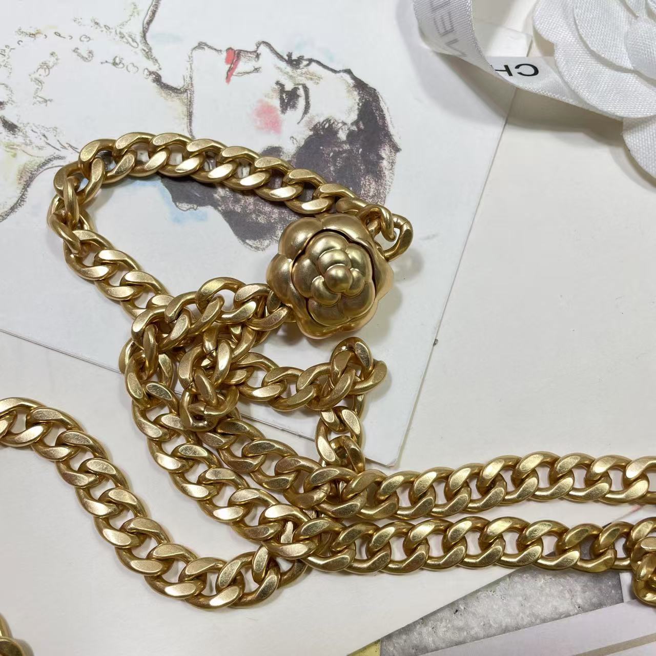 CC Diamond Yellow Pastel Lambskin Leather Chain Shoulder Gold Buckle