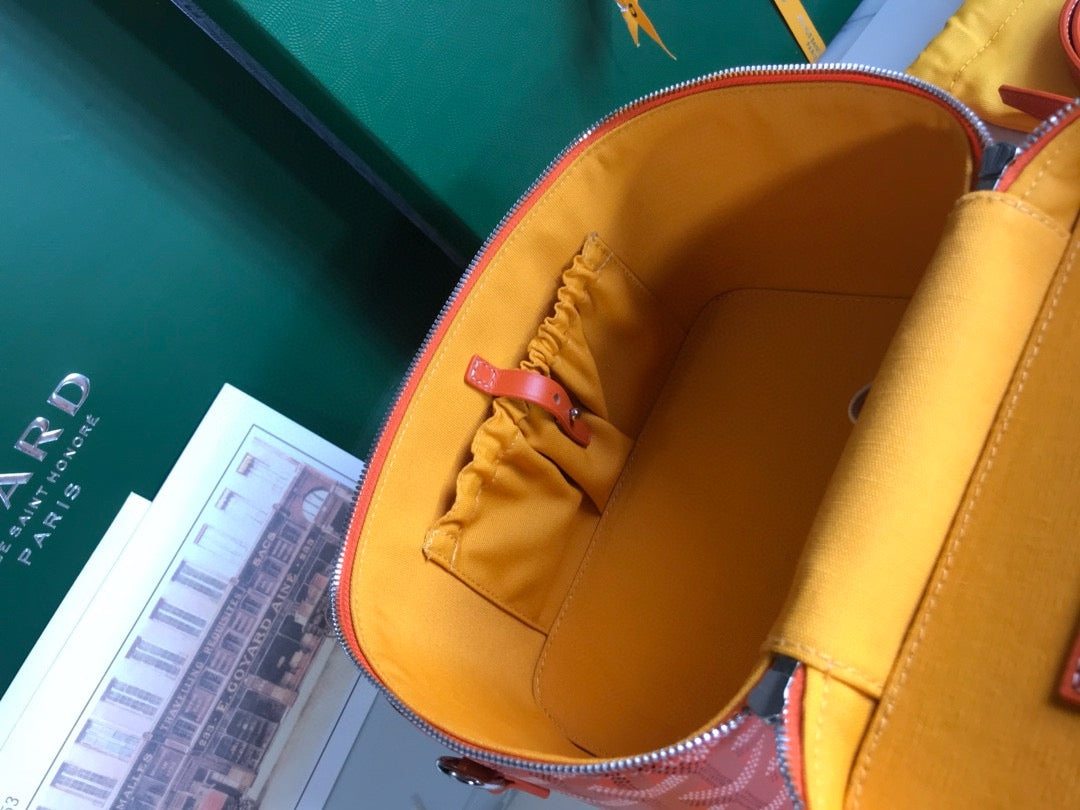 Goyard Muse Vanity Case Orange Leather 52