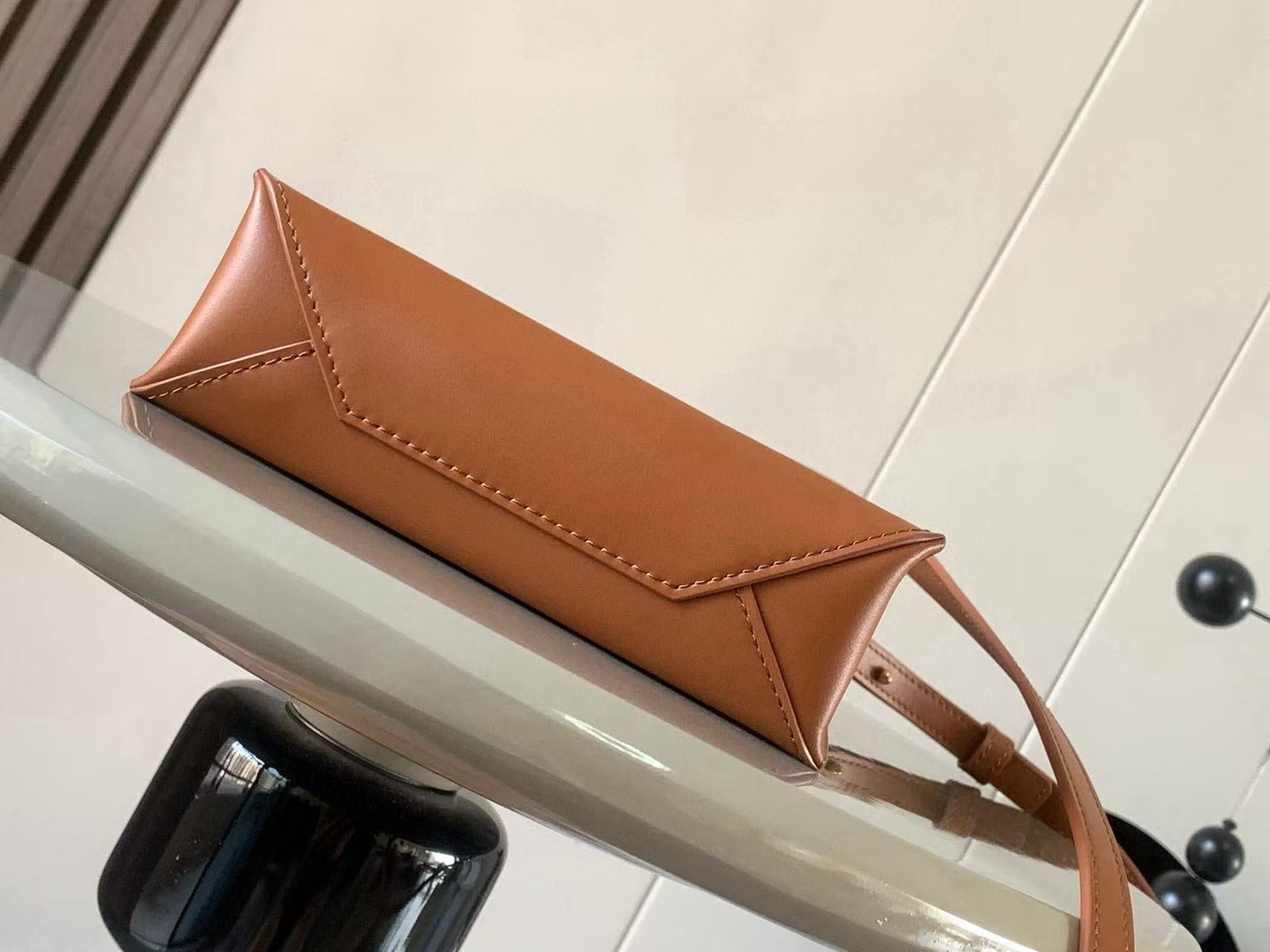 Loewe Standard A5 Tote Bag Brown Sleek Calfskin