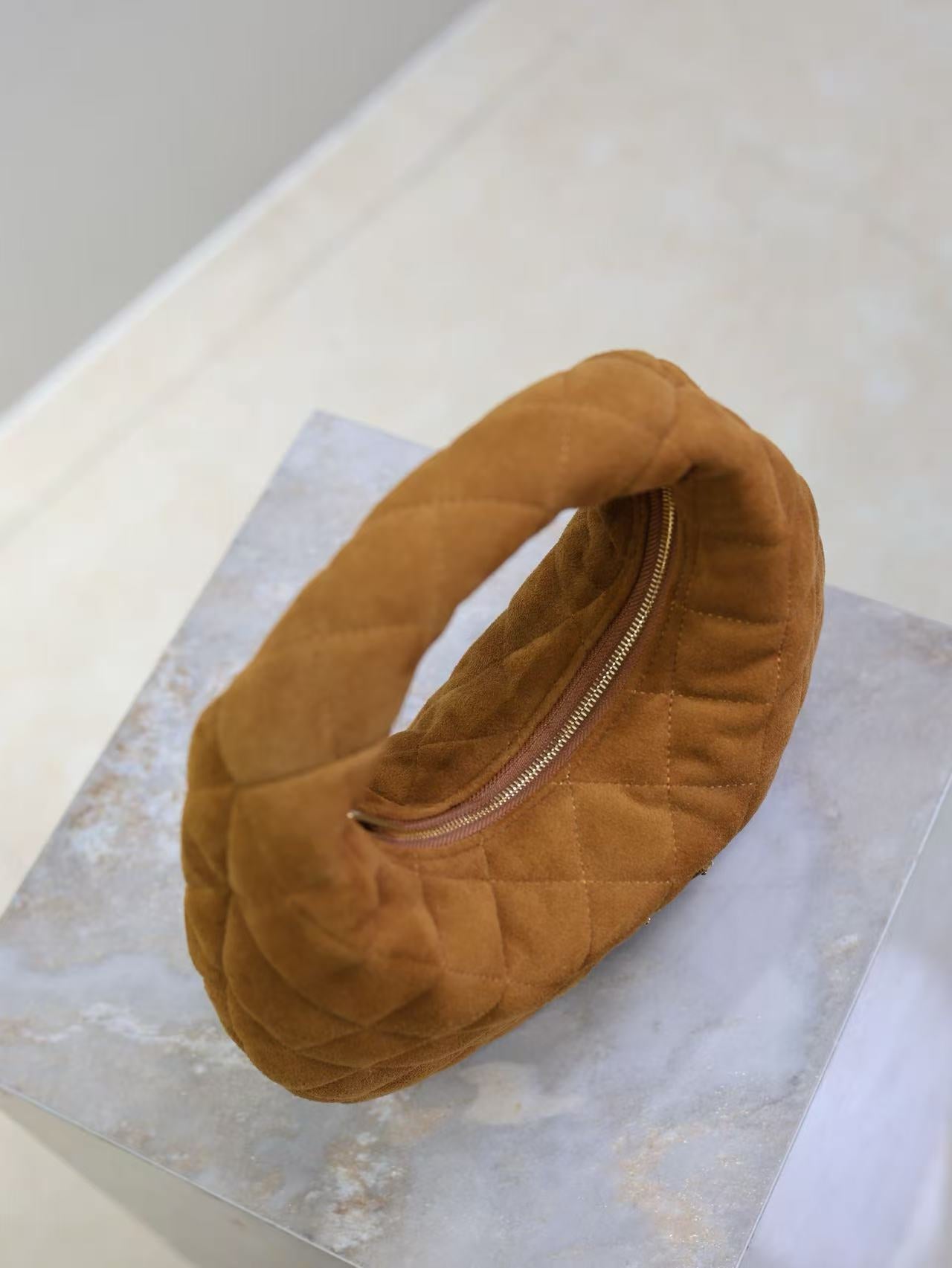 YSL Icarino Icare Mini Bag Brown Suede