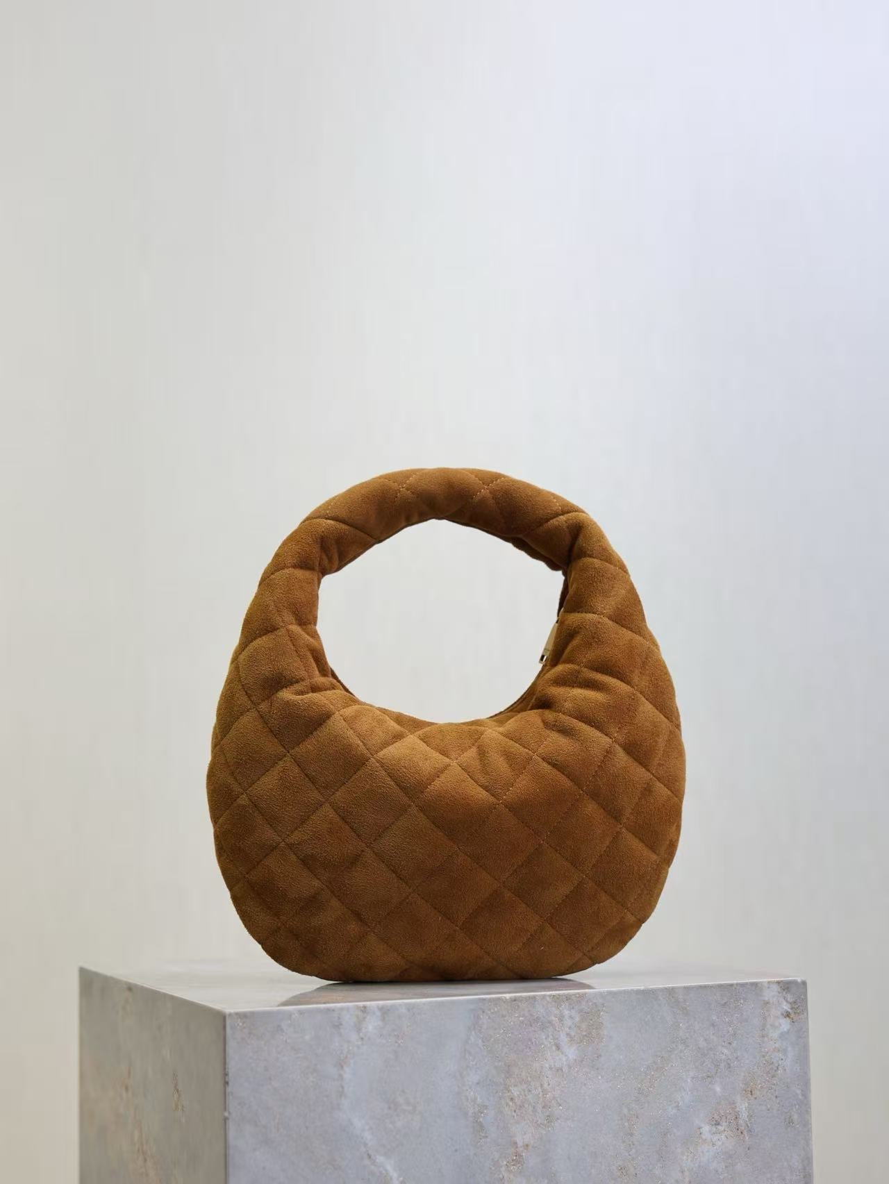 YSL Icarino Icare Mini Bag Brown Suede