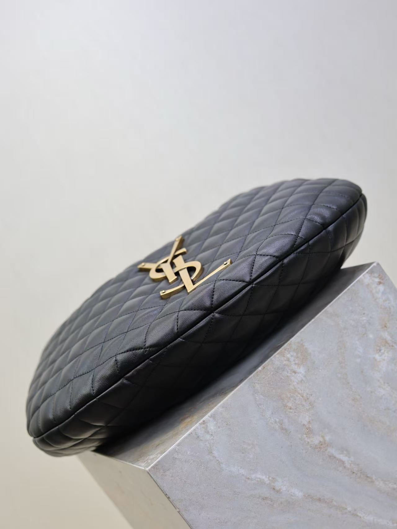 YSL Icarino Icare 44cm Bag Black Lambskin