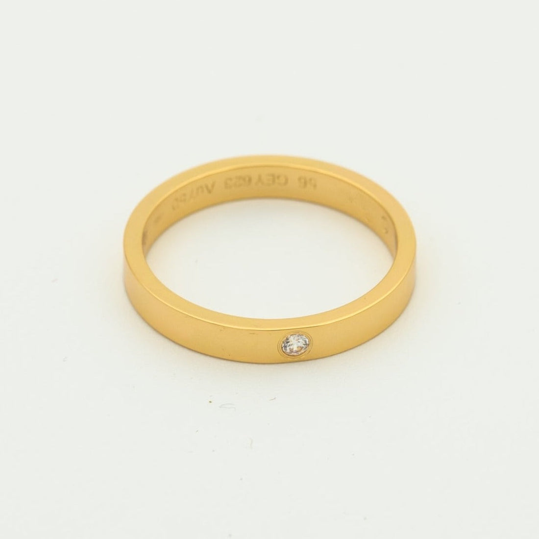 LOVE RING 4MM 1 DIAMOND
