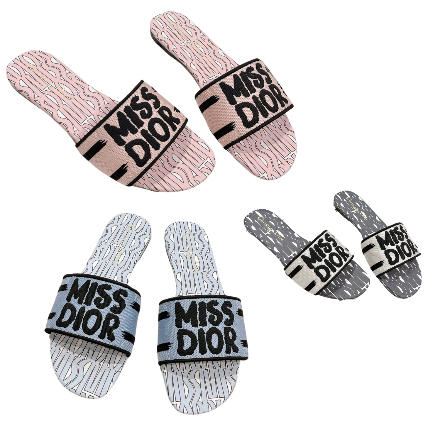 CD 25 Slippers Cotton Fabric 241434