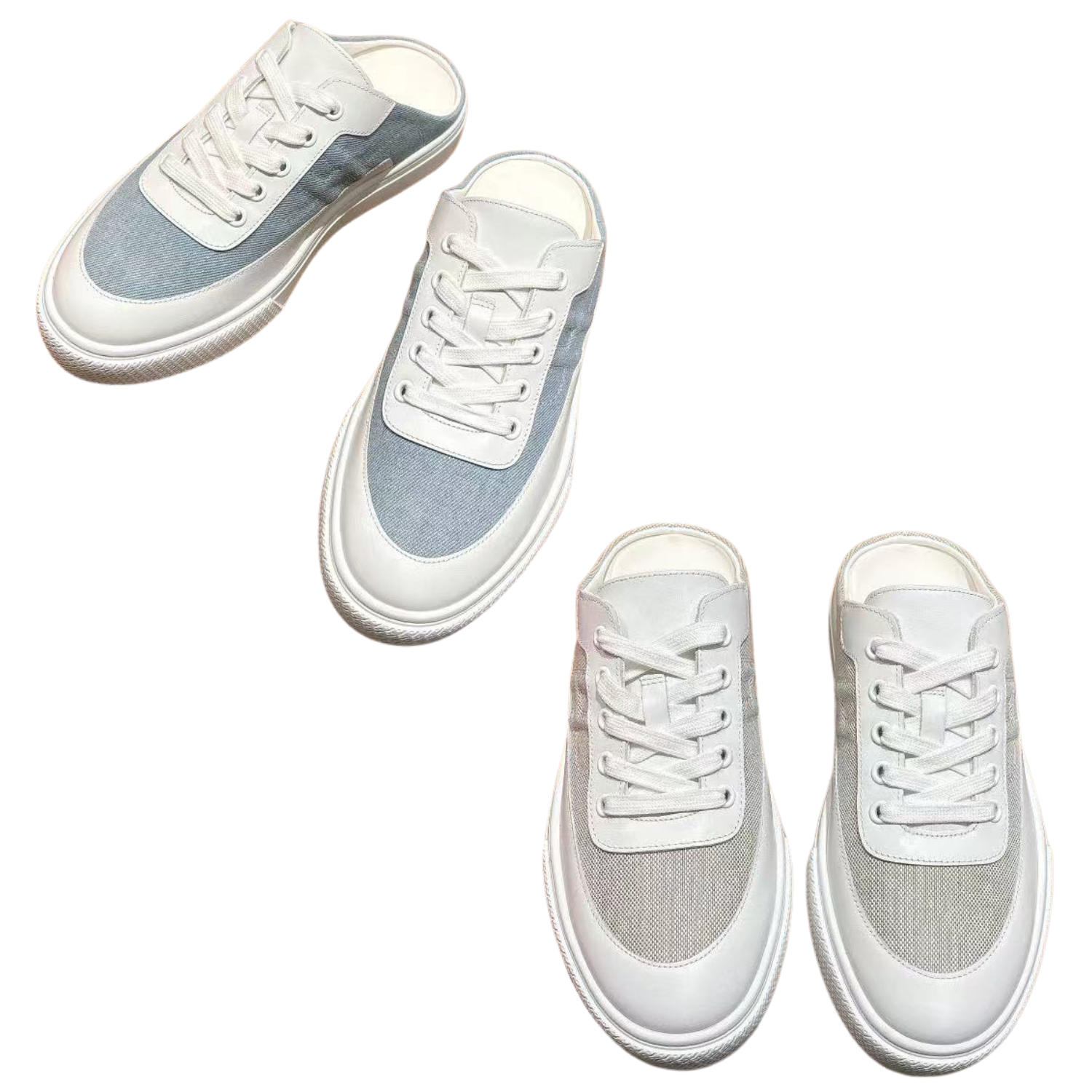 HM 25 Sneaker Mule Fabric and Leather 244603