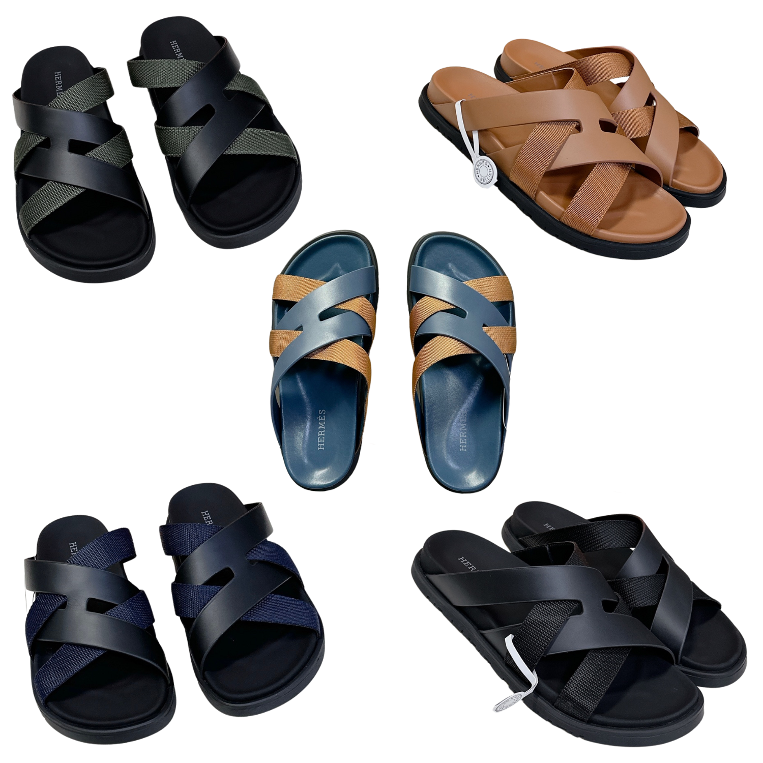 HM Kazimir Sandal Sheepskin and Fabric 252672