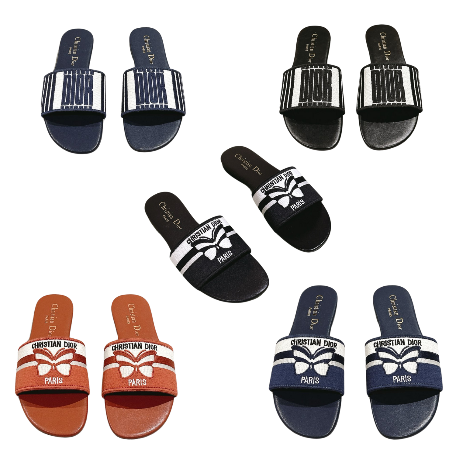 CD Dway Slide Fabric with Cowhide 241926