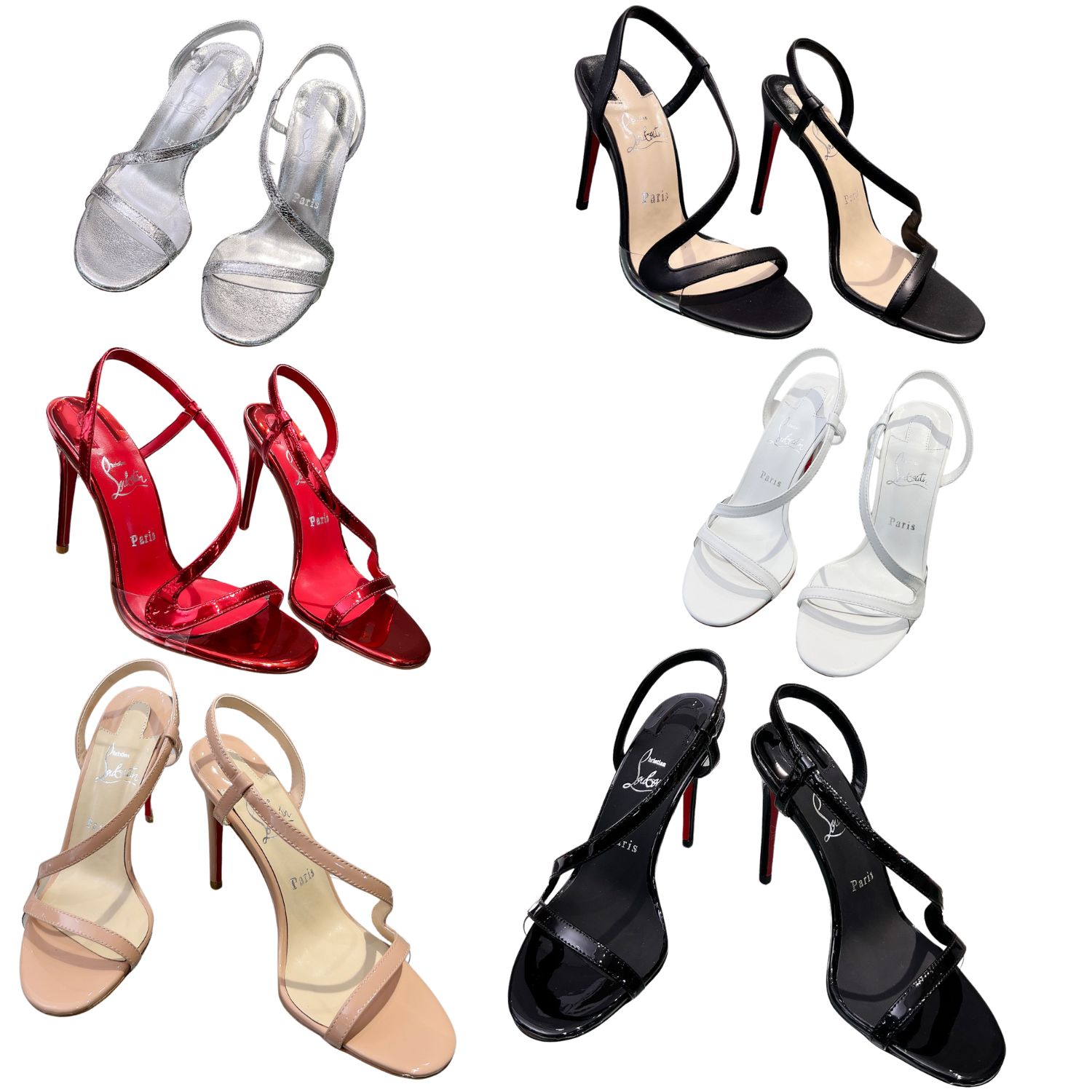 CL Rosalie 105mm Sandals Leather and PVC 251036