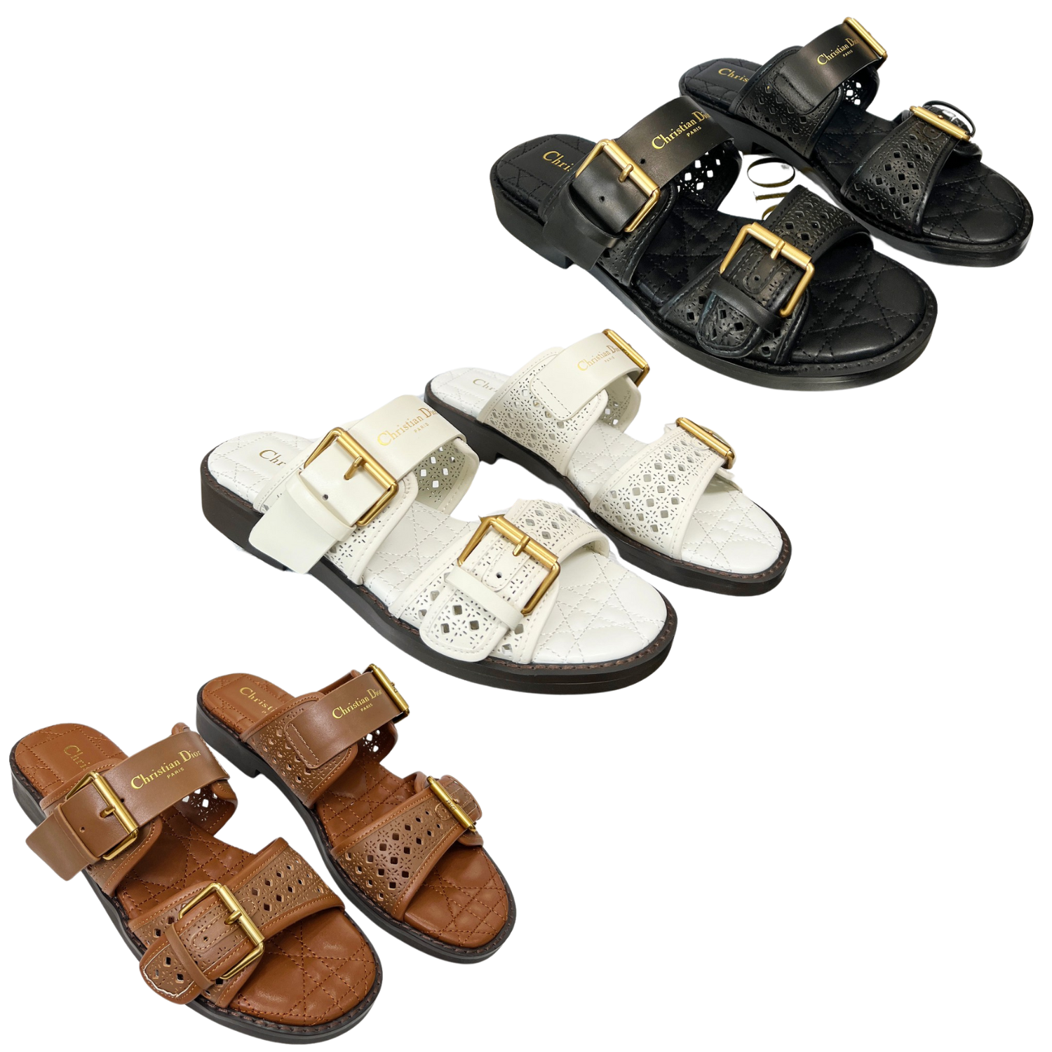 CD 25 Dad Sandal Mule Calfskin