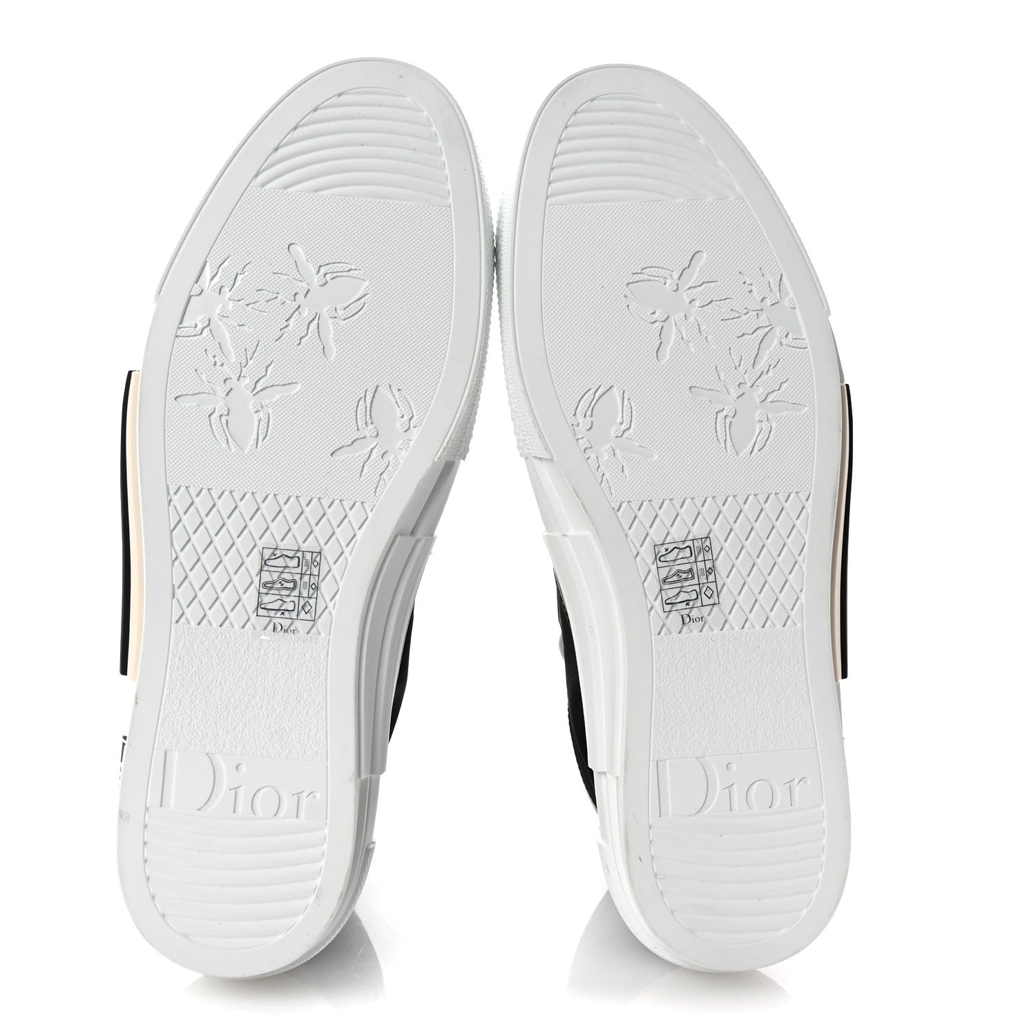 Nylon Calfskin Mens B23 High Top Sneakers 42 Black