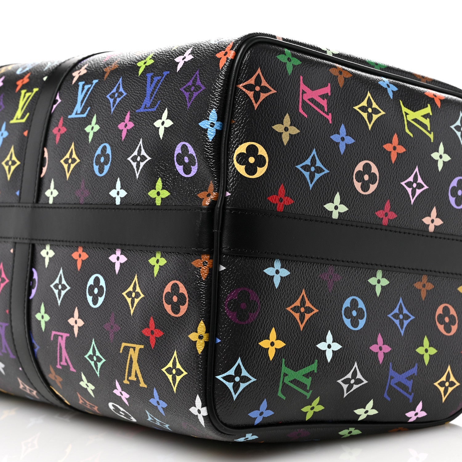 LV X TM Monogram Multicolor Keepall Bandouliere 50 Black