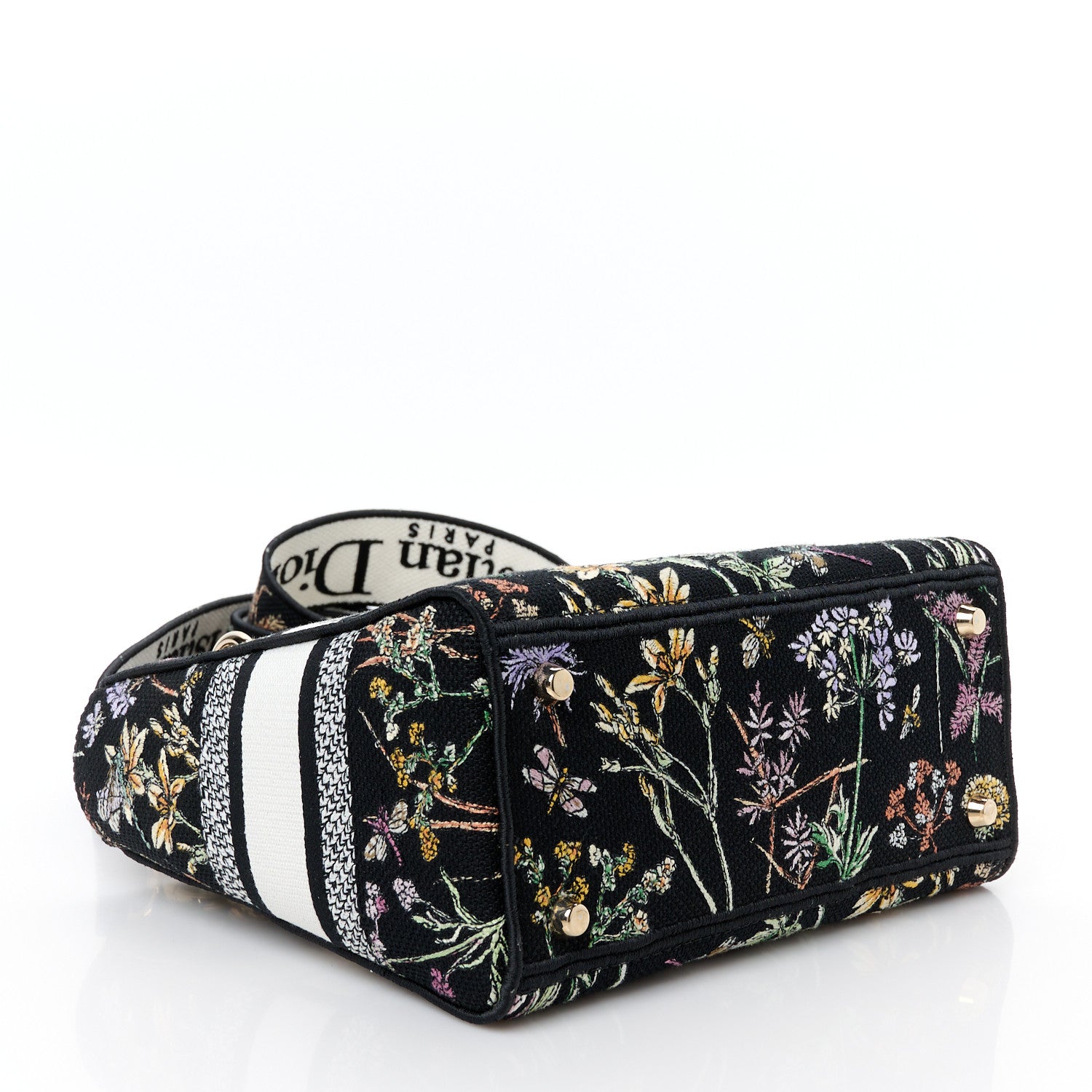 Canvas Embroidered Herbarium Medium Lady D-Lite Black Multicolor