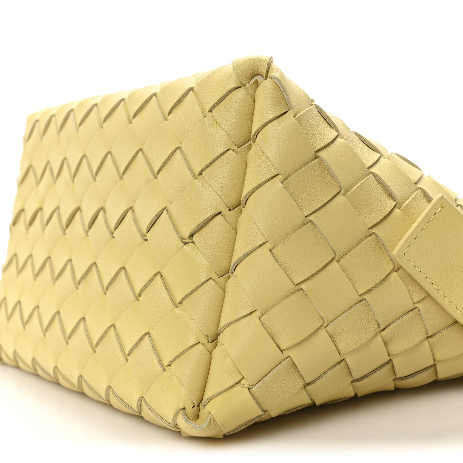 Nappa Intrecciato Tie Shoulder Bag Ice Cream