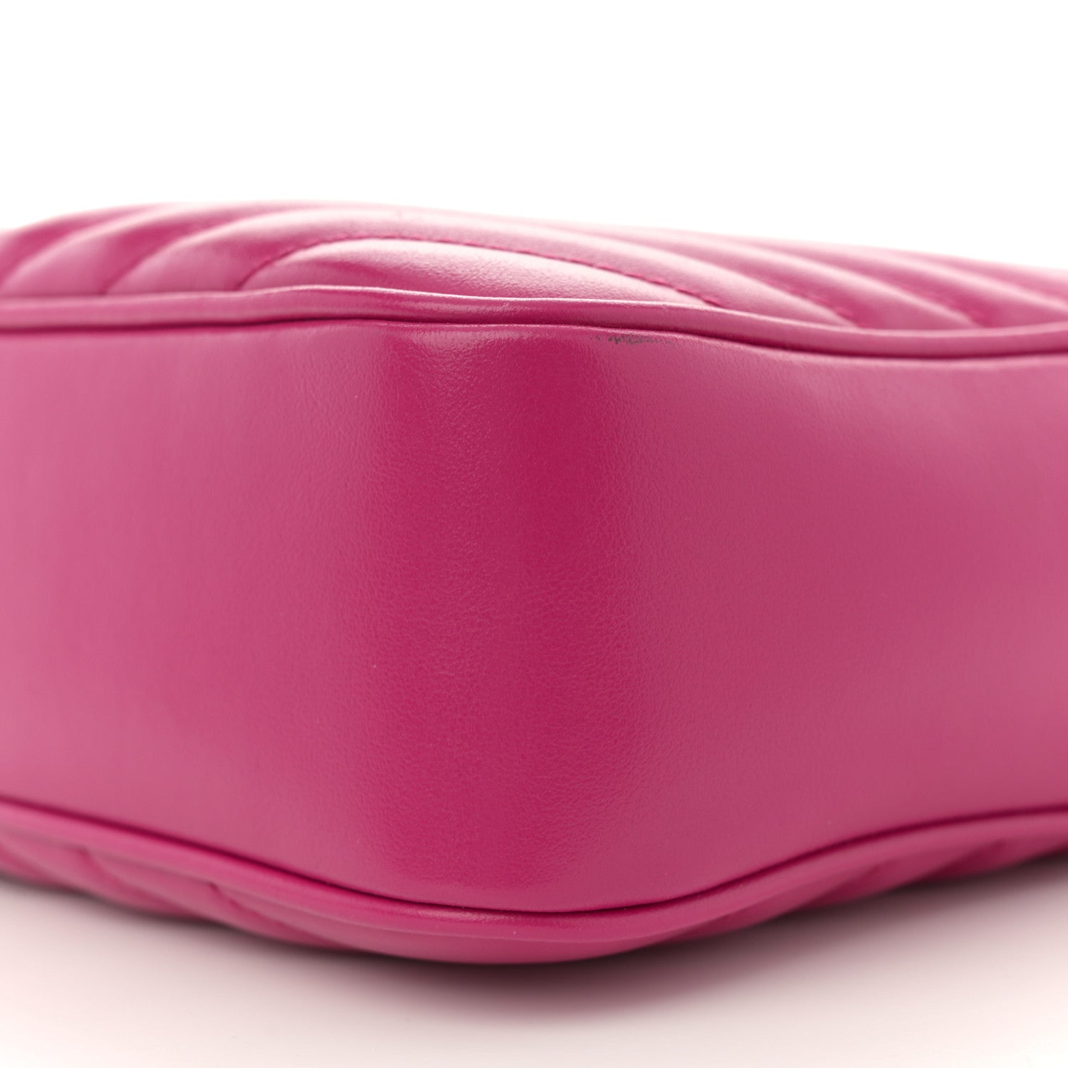 Calfskin Matelasse Monogram Lou Camera Bag Bright Pink