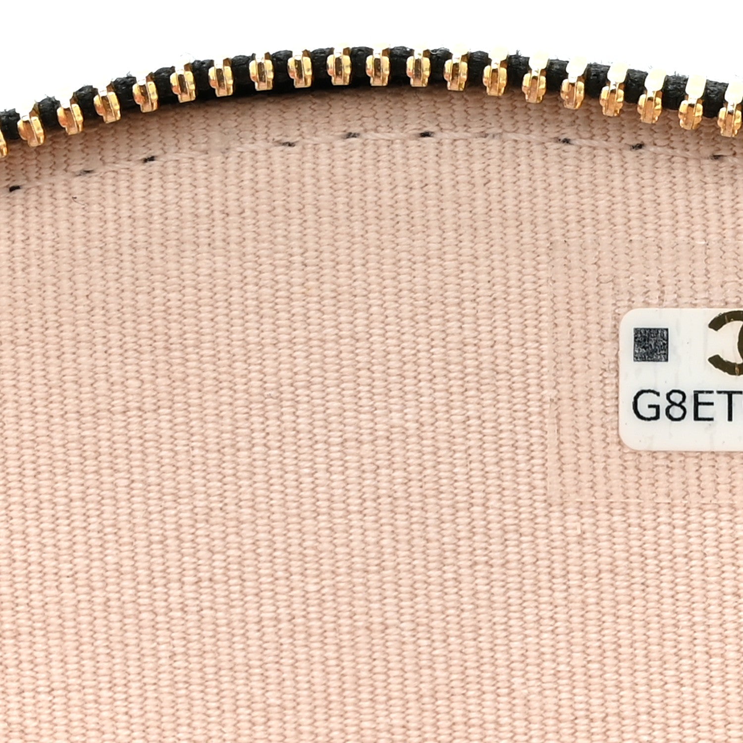 Lambskin Quilted Mini Chic Riviera Top Handle Vanity Case Black