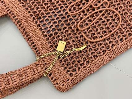 Chloe Summer Banana Bag Summery Raffia