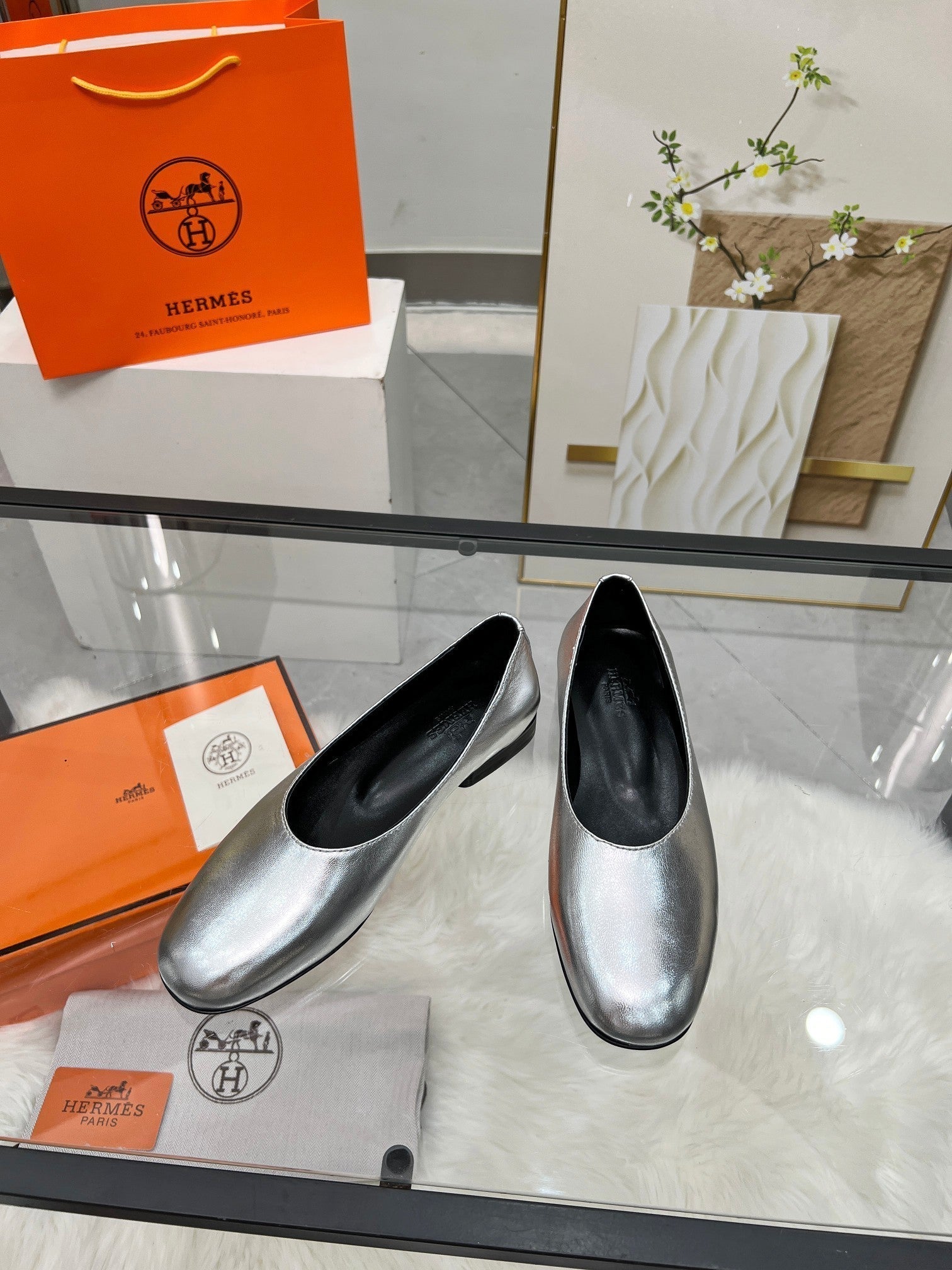 HM 25 Ballet Flats Multicolor Sheepskin 370992