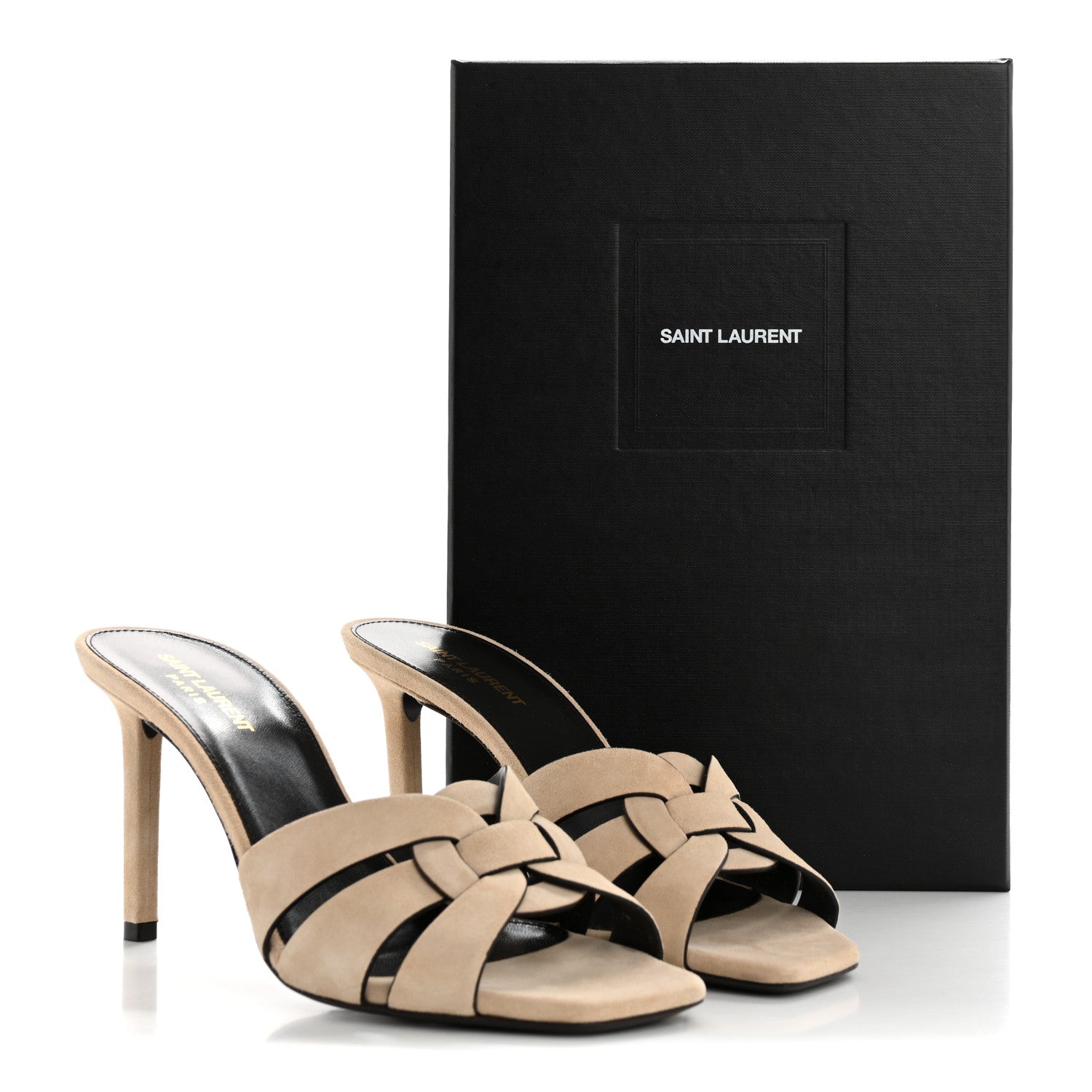 Suede Tribute 85 Slide Sandals 41 Sand