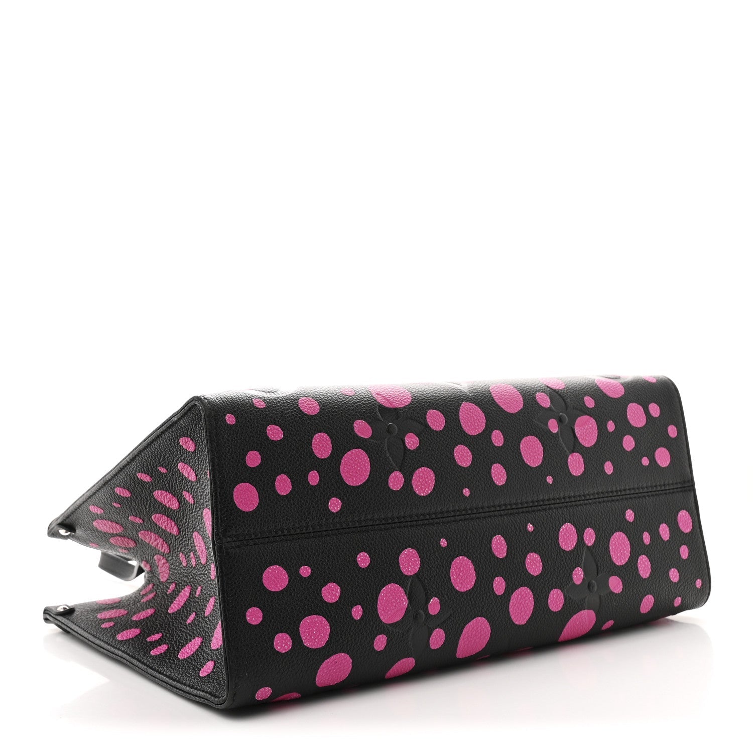 LV X YK Empreinte Monogram Giant Onthego MM Black Fuchsia