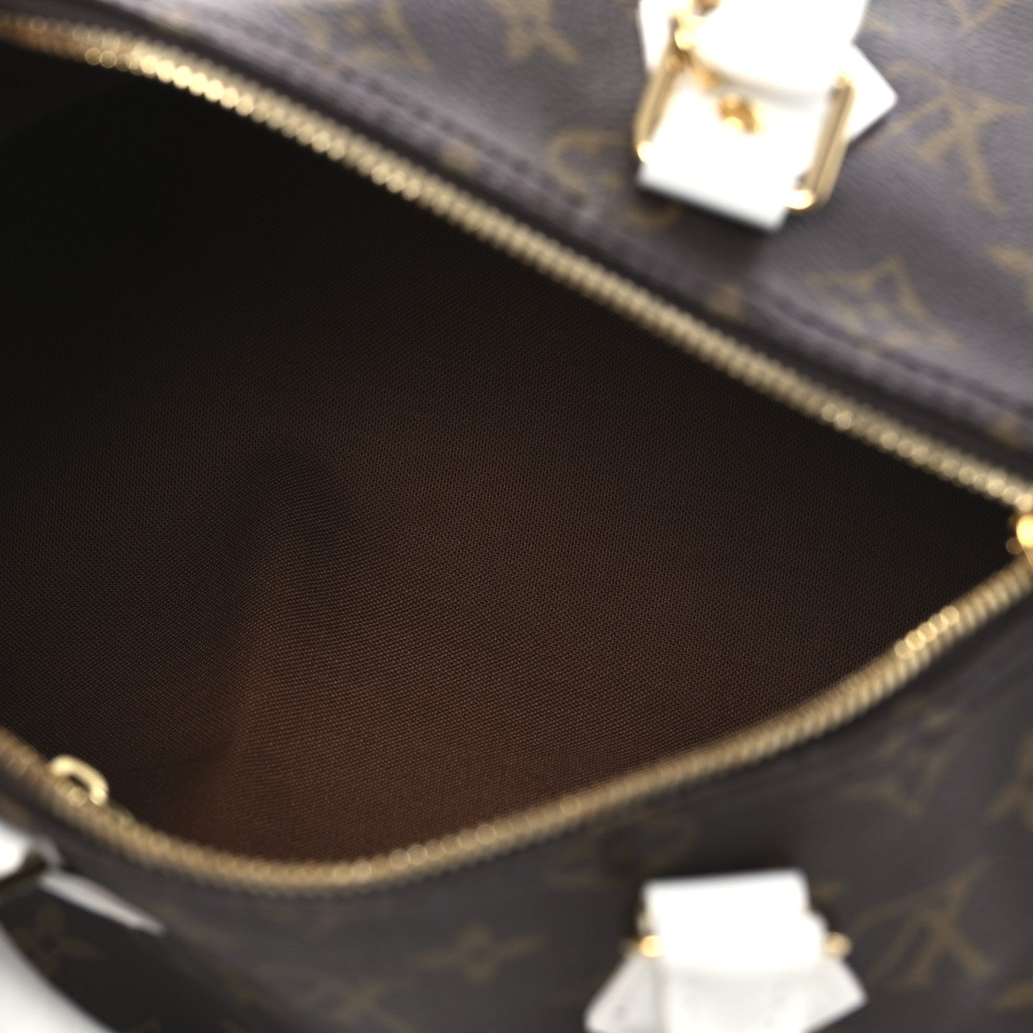 Monogram LV Match Speedy Bandouliere 25 White